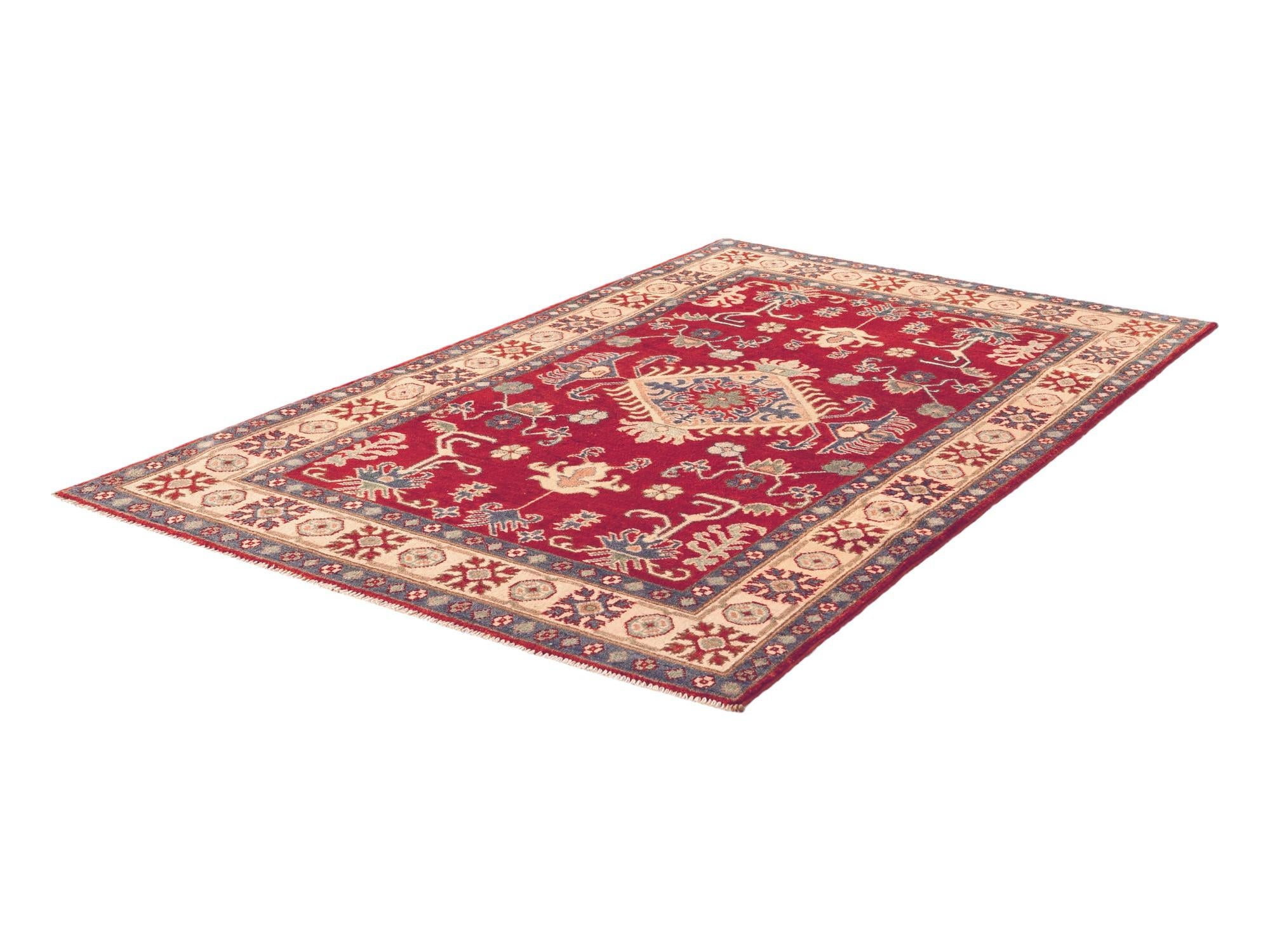 3' 11 x 6' 3 Hand Knotted Kazak Rug
