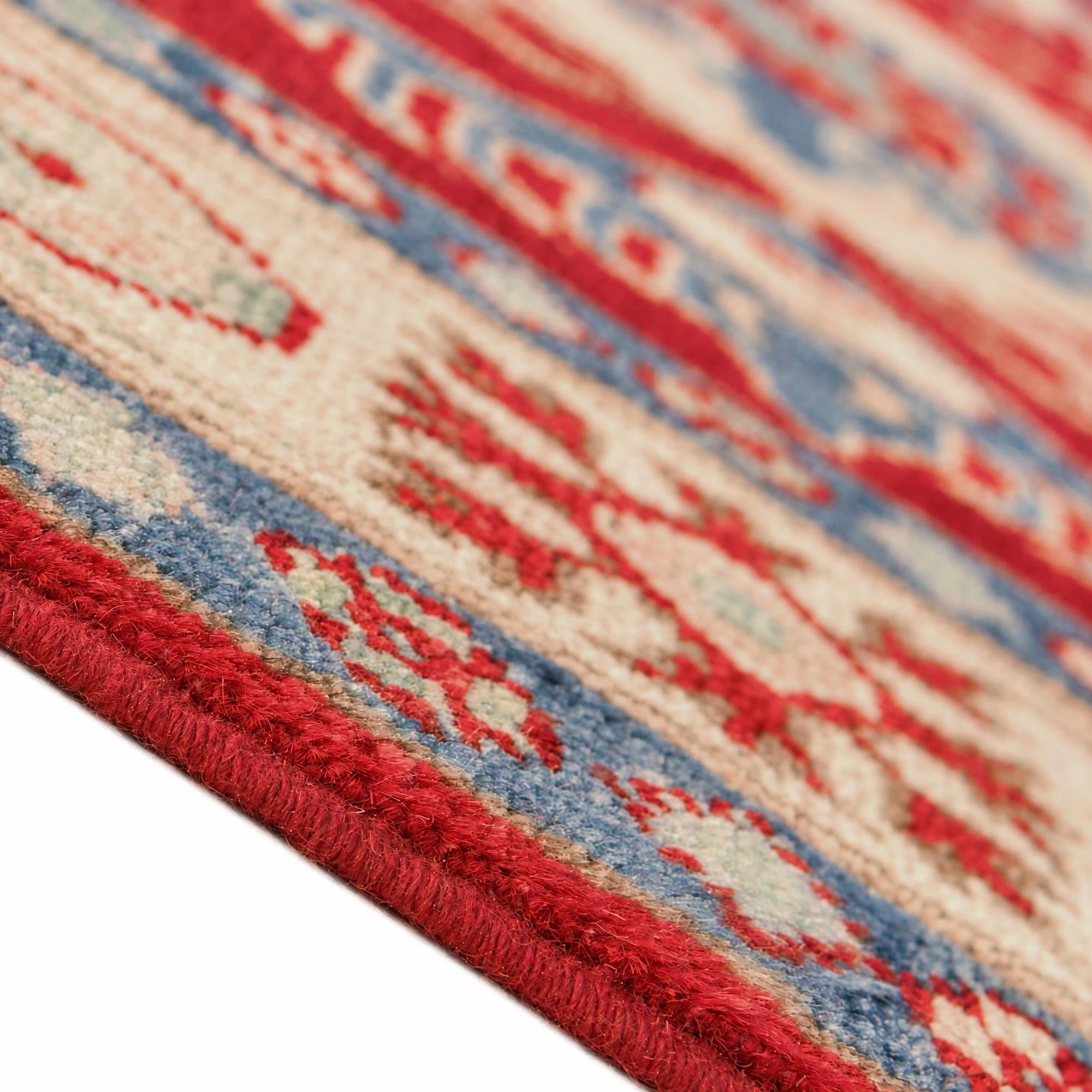 3' 11 x 6' 3 Hand Knotted Kazak Rug