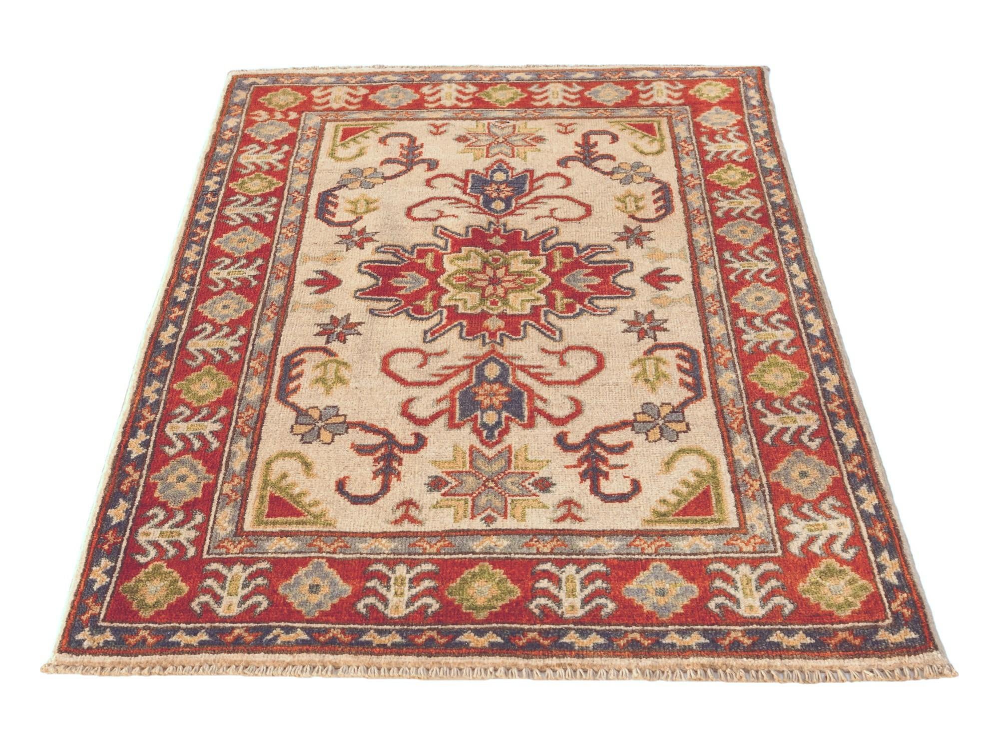 2' 8 x 3' 10 Hand Knotted Kazak Rug
