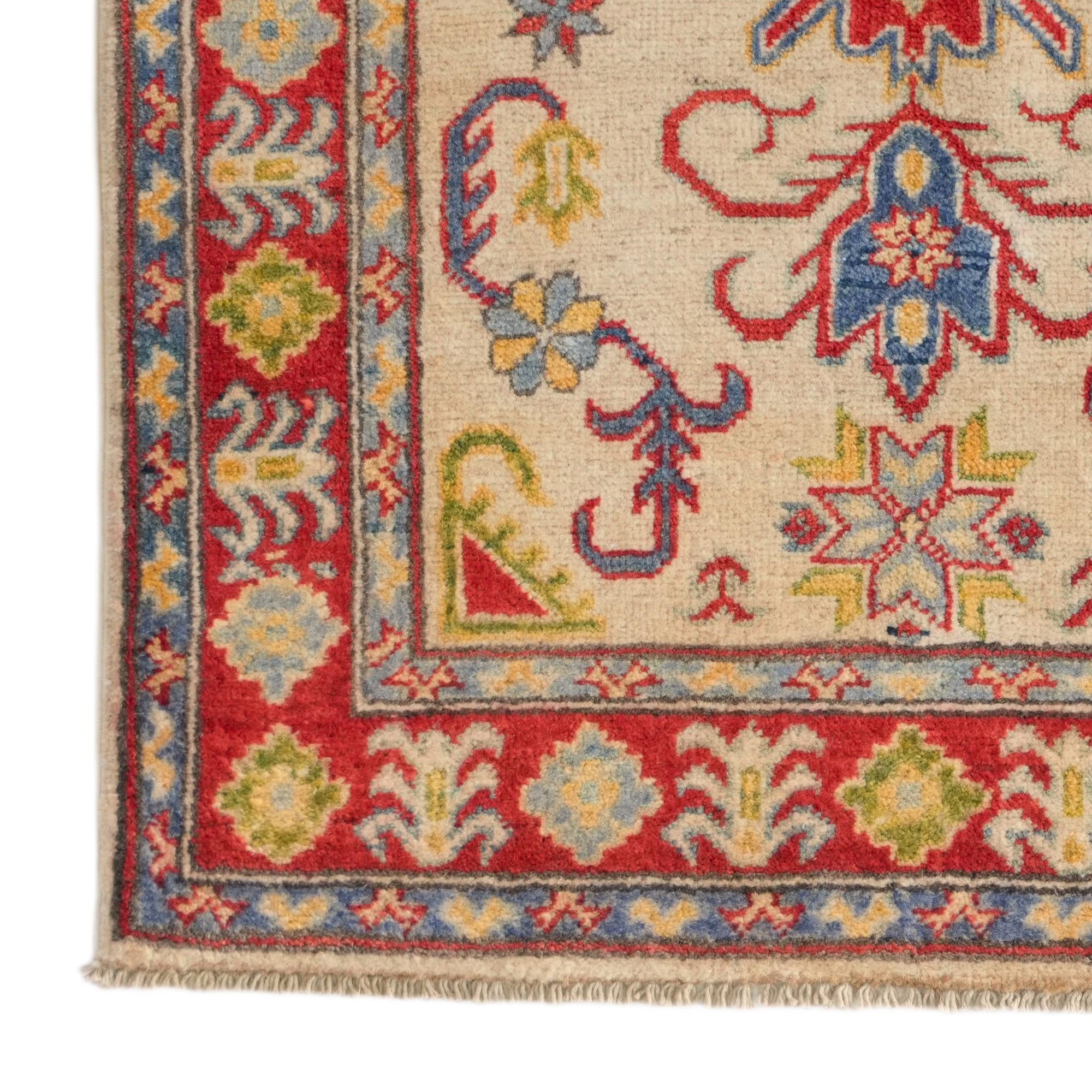 2' 8 x 3' 10 Hand Knotted Kazak Rug