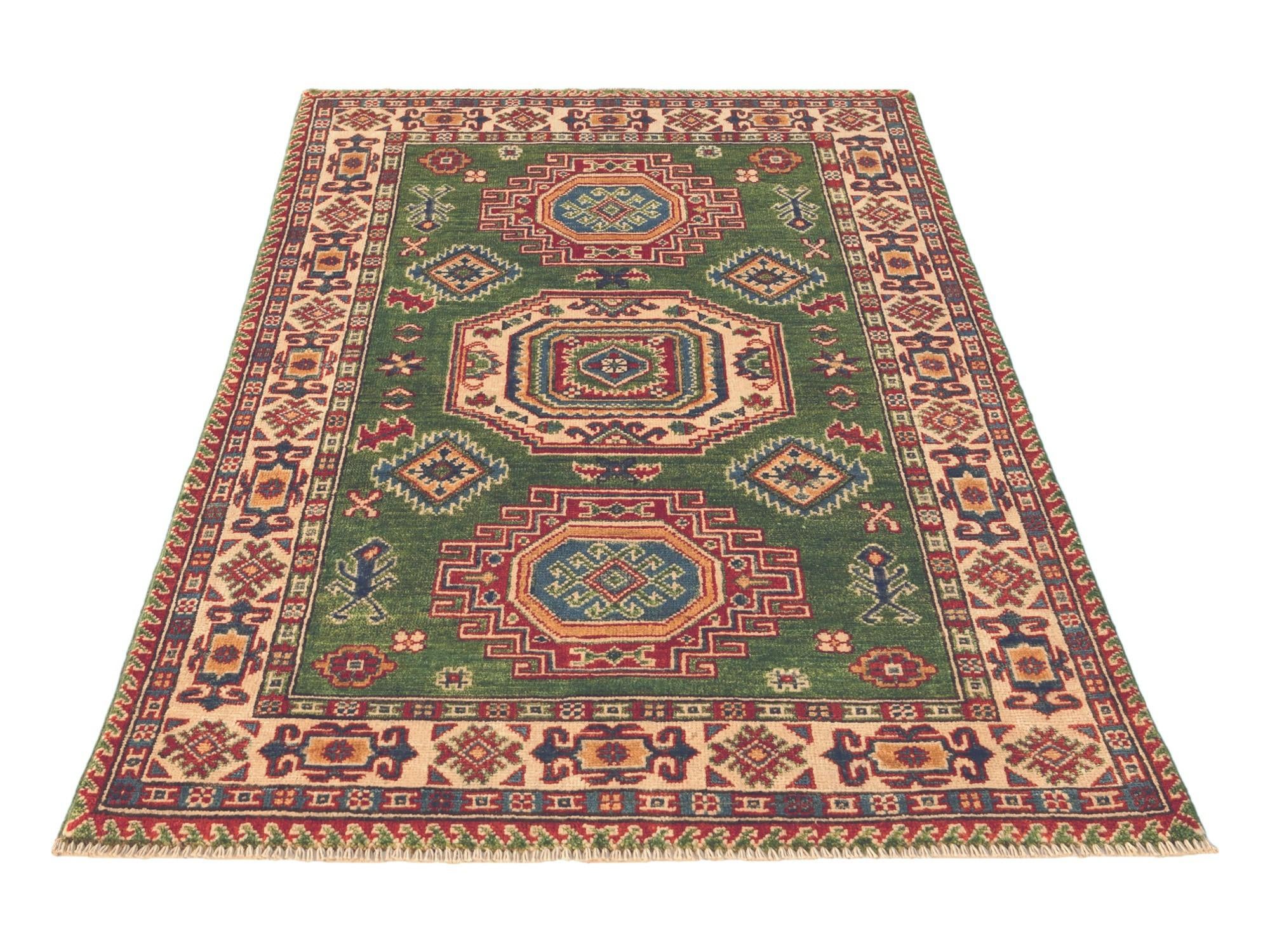 3' 1 x 5' 3 Hand Knotted Kazak Rug
