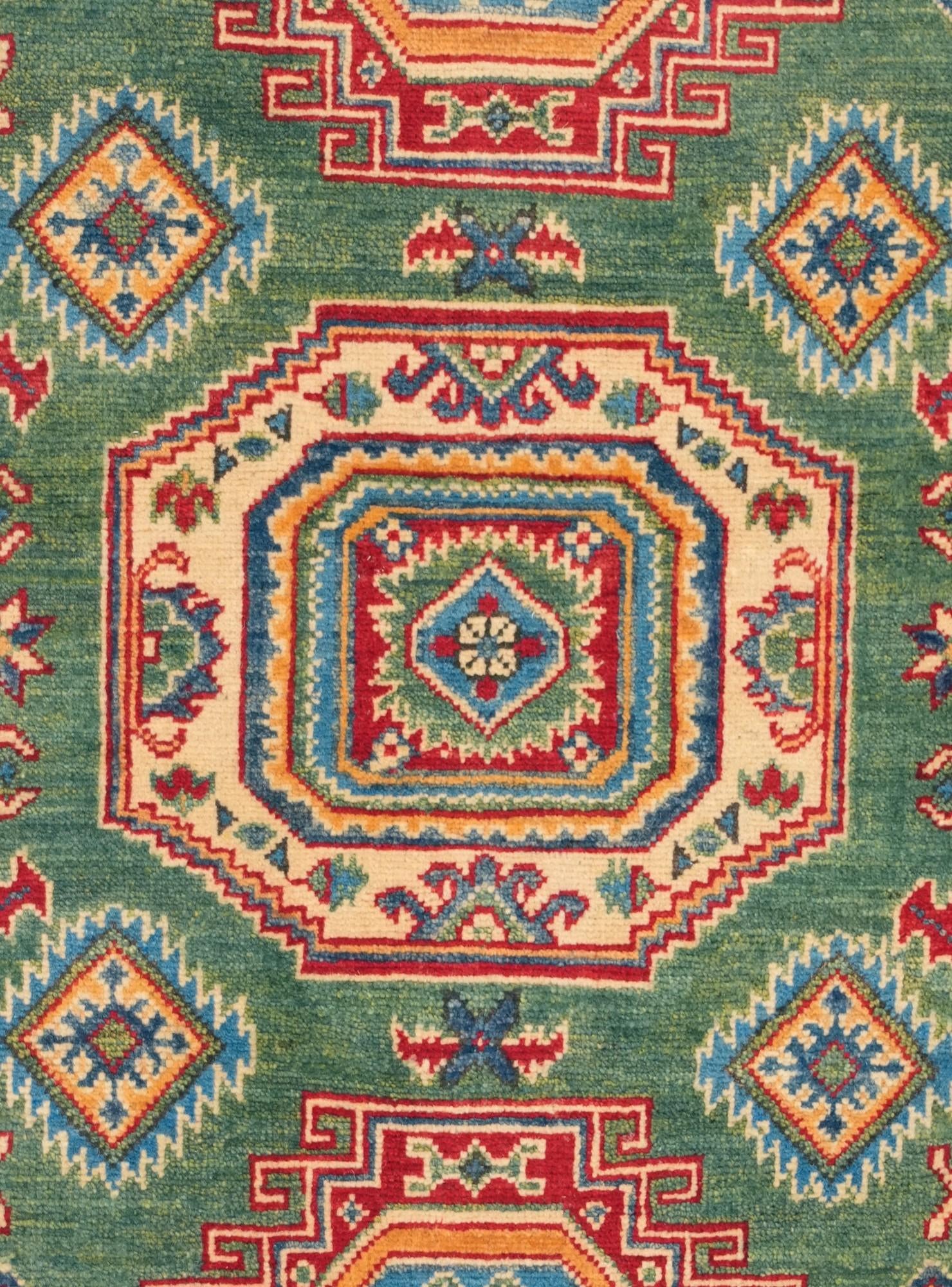 3' 1 x 5' 3 Hand Knotted Kazak Rug