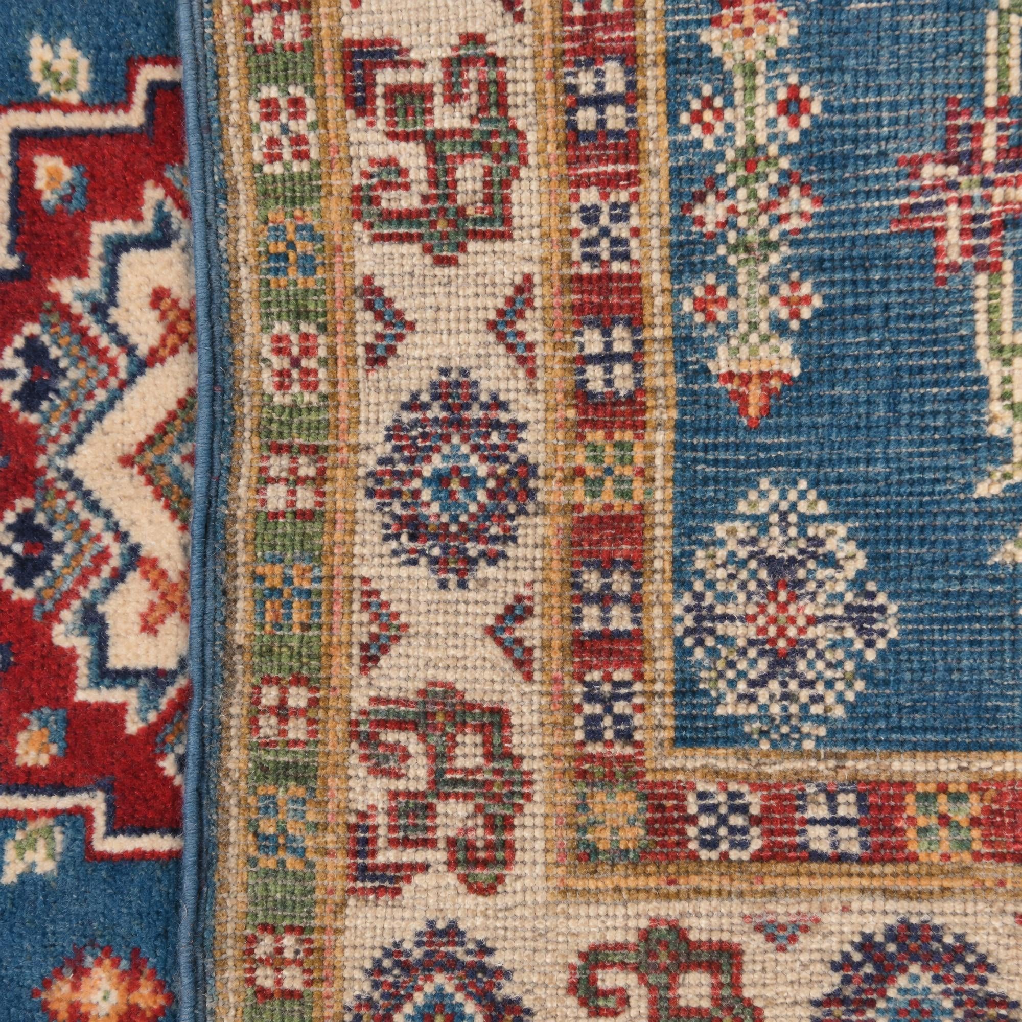 80cm x 125cm Hand Knotted Kazak Rug