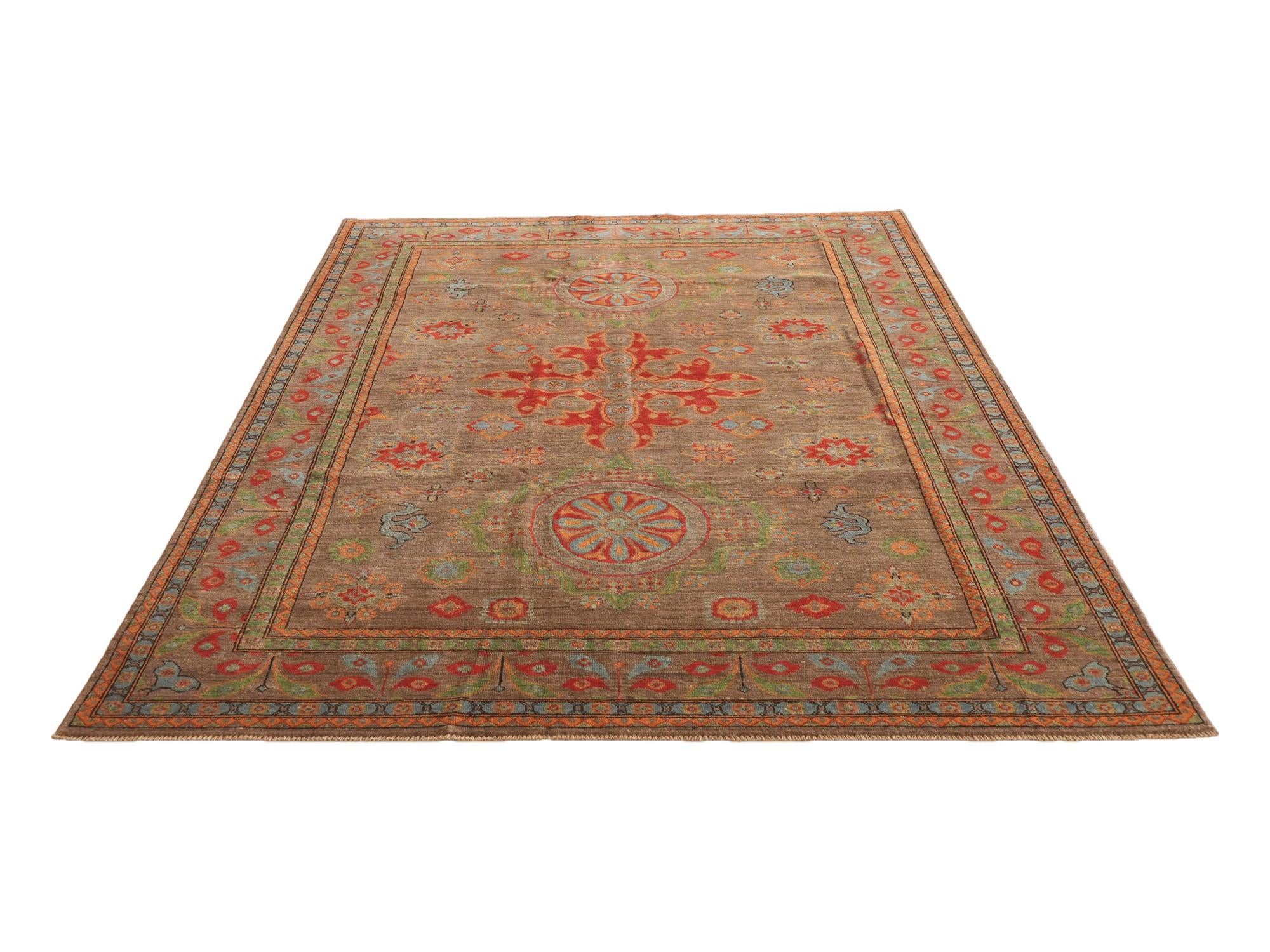 Detail image 5 of 9: 6' 8 x 9' 5 Hand Knotted Kazak Rug
