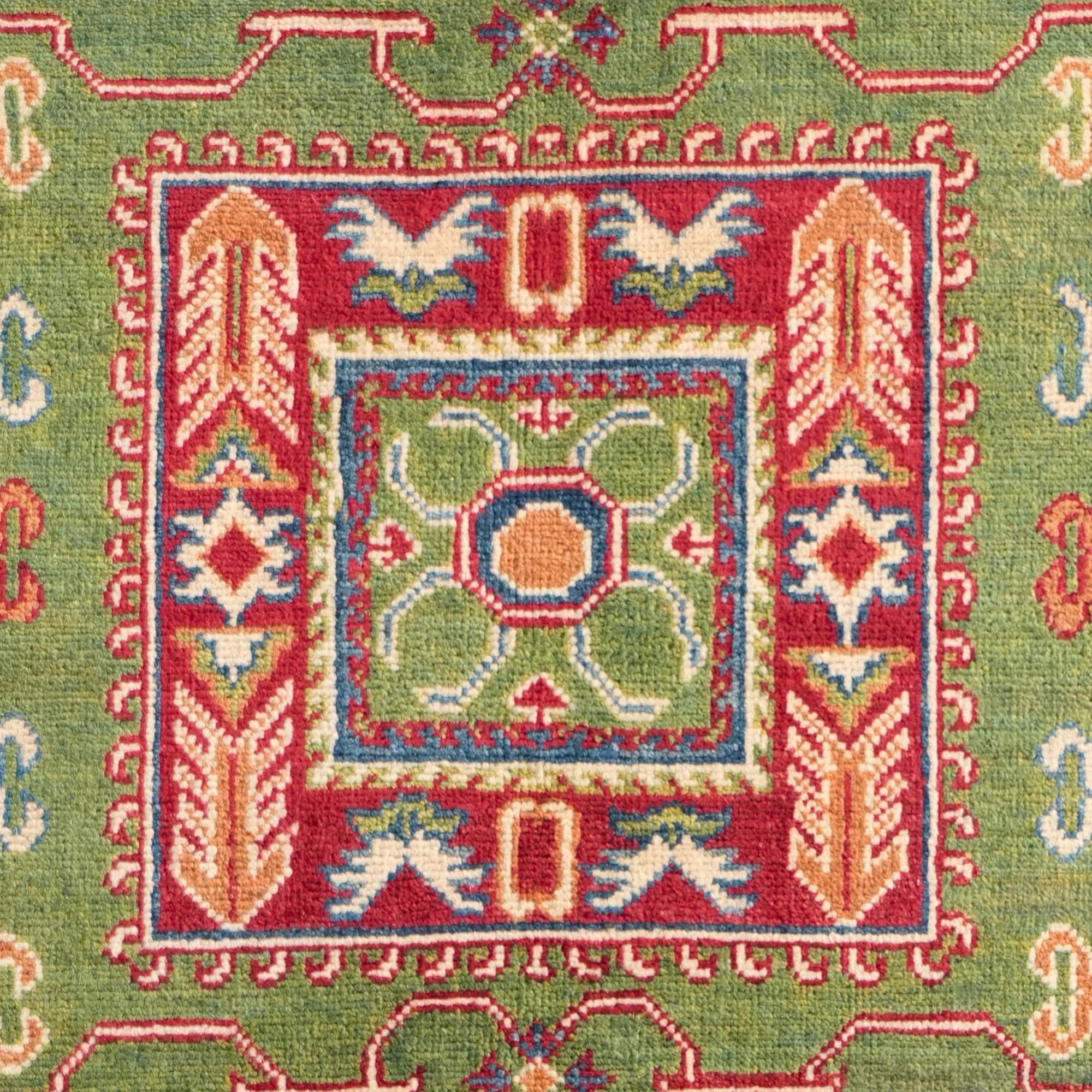 Detail image 10 of 10: 3' 11 x 6' 2 Hand Knotted Kazak Rug