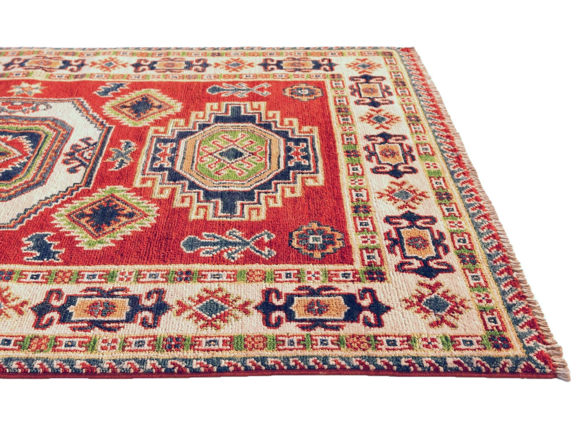 3' 2 x 5' 1 Hand Knotted Kazak Rug
