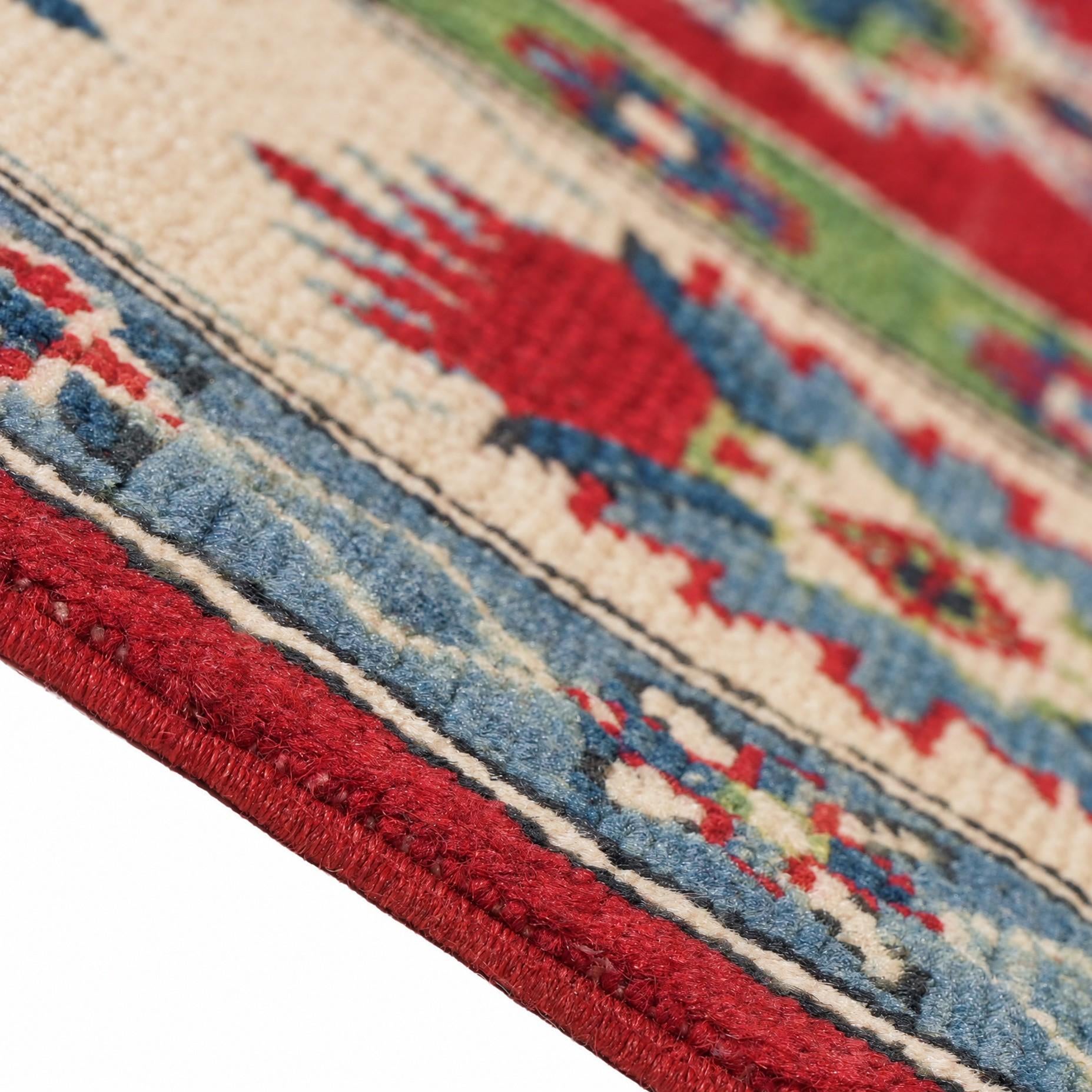 145cm x 195cm Hand Knotted Kazak Rug