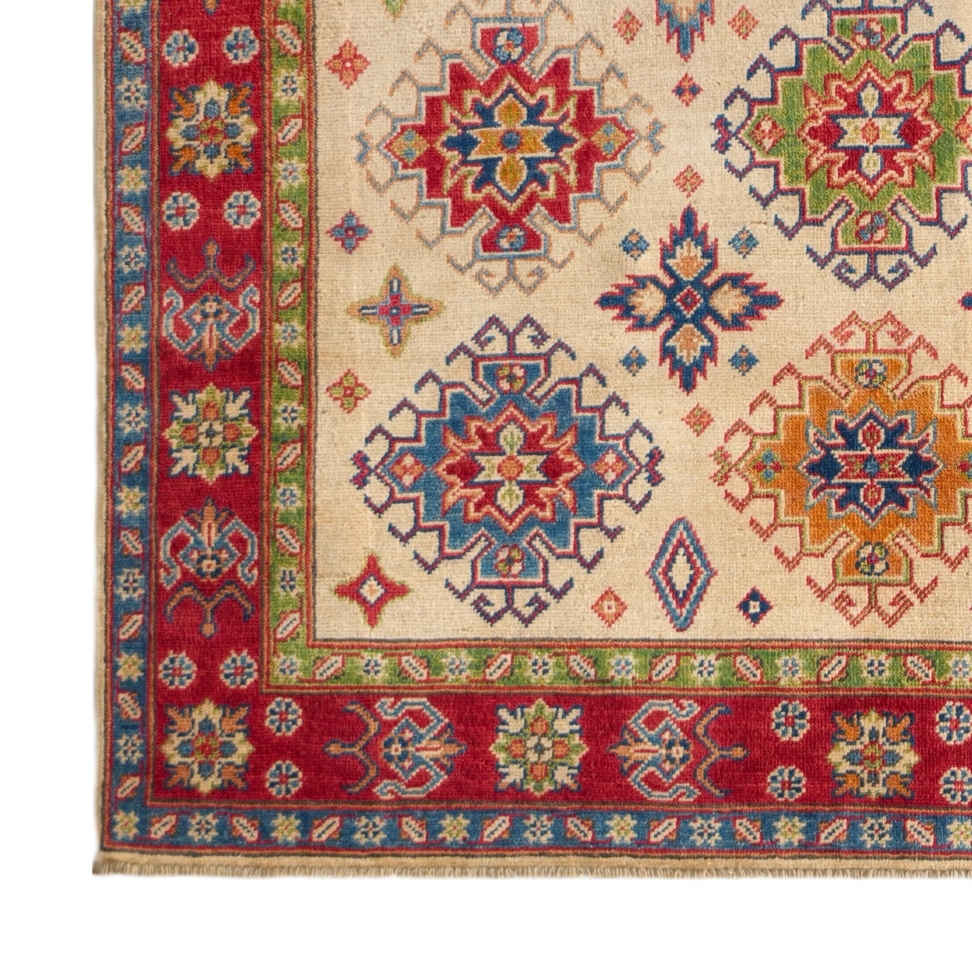 Detail image 7 of 10: 5' 1 x 7' 3 Hand Knotted Kazak Rug