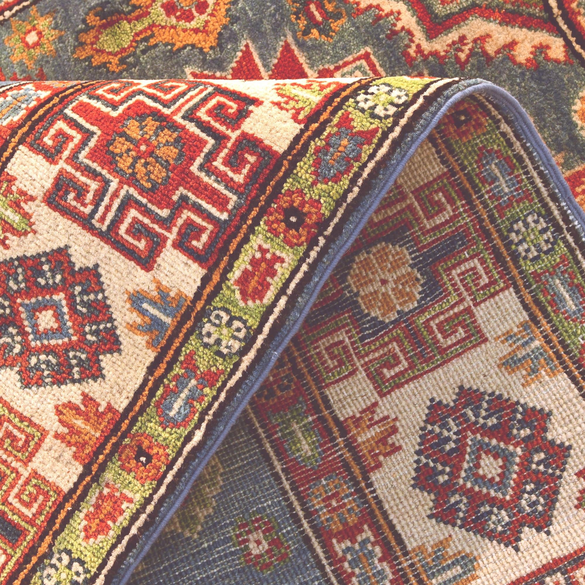 4' 1 x 5' 11 Hand Knotted Kazak Rug