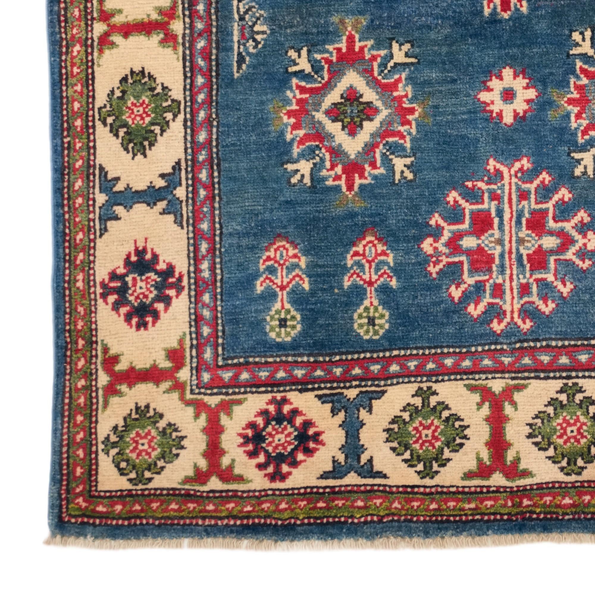 3' 1 x 4' 9 Hand Knotted Kazak Rug