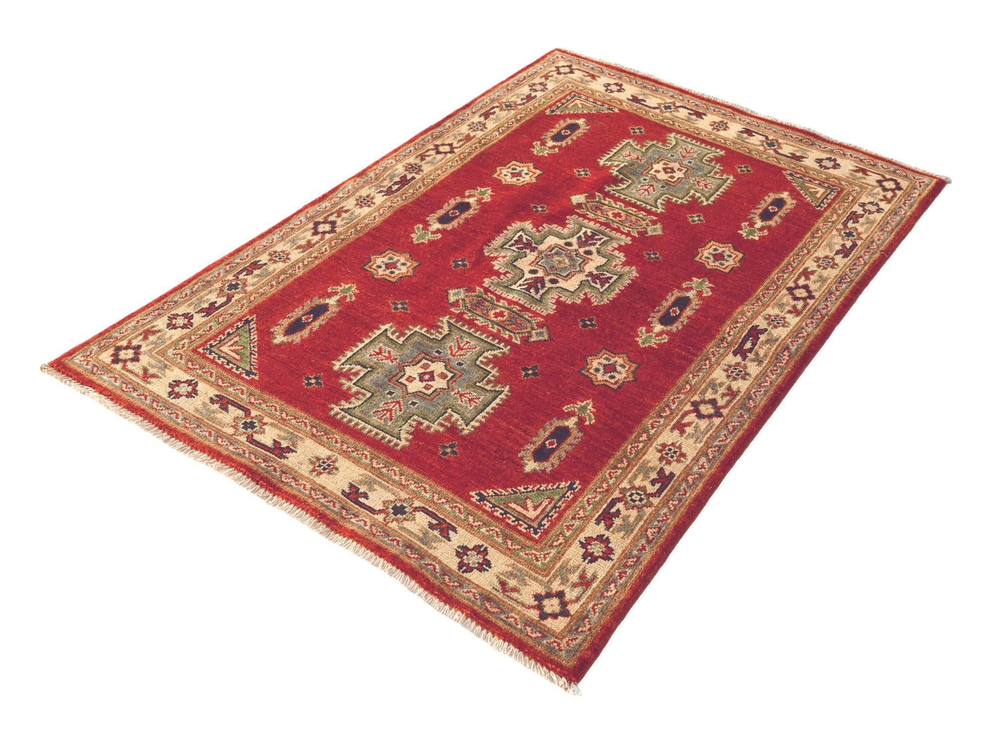 105cm x 150cm Hand Knotted Kazak Rug