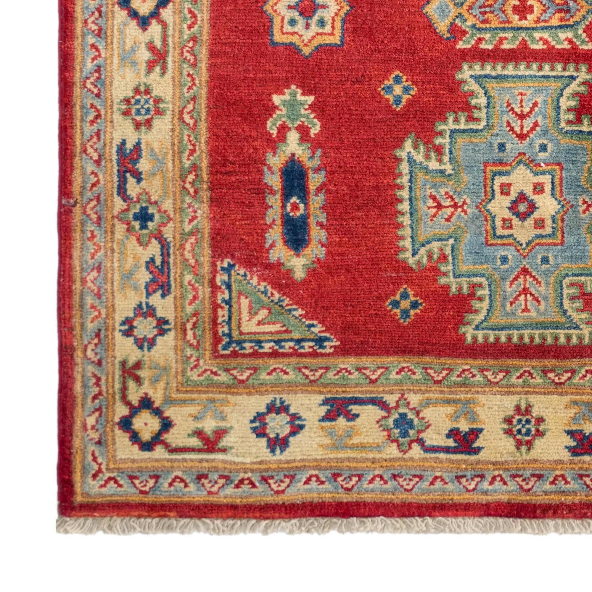 105cm x 150cm Noué main Kazak Tapis