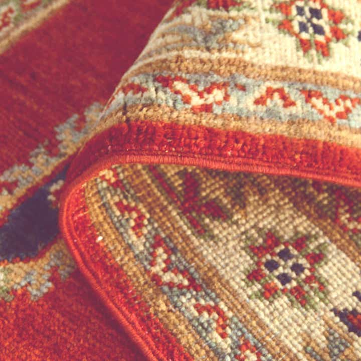 3' 5 x 4' 11 Hand Knotted Kazak Rug