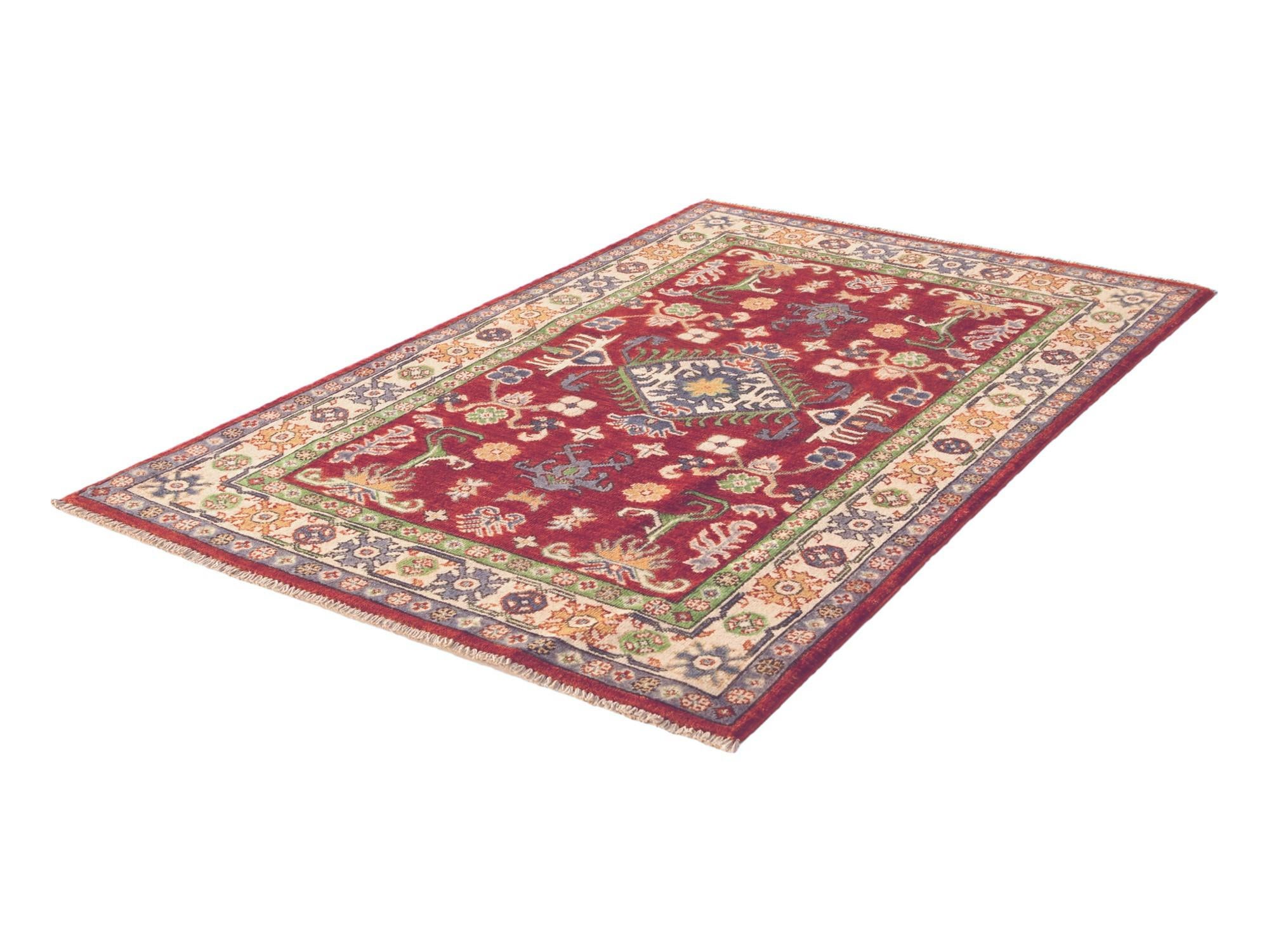 3' 3 x 5' 1 Hand Knotted Kazak Rug