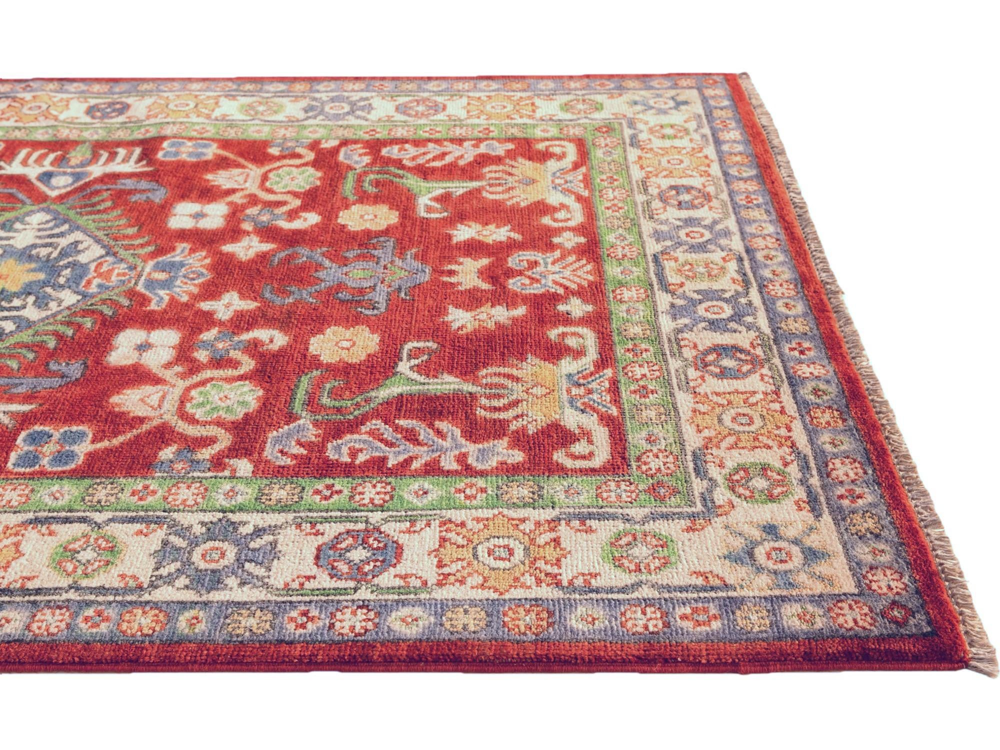 3' 3 x 5' 1 Hand Knotted Kazak Rug