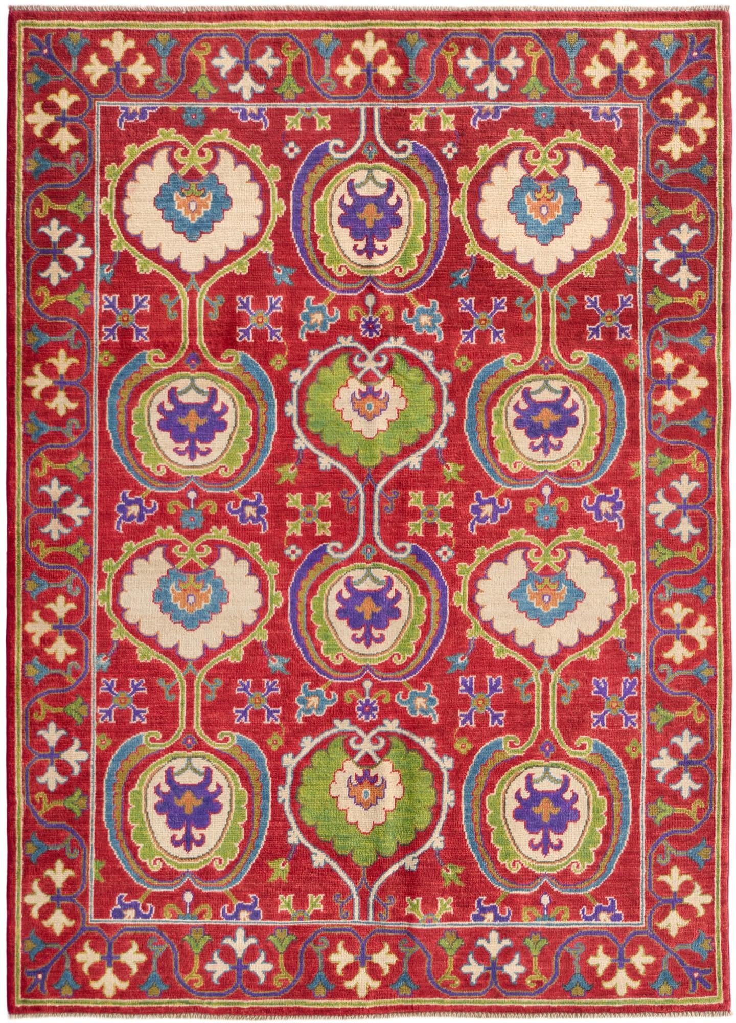 Detail image 2 of 9: 5' x 7' Hand Knotted Kazak Rug