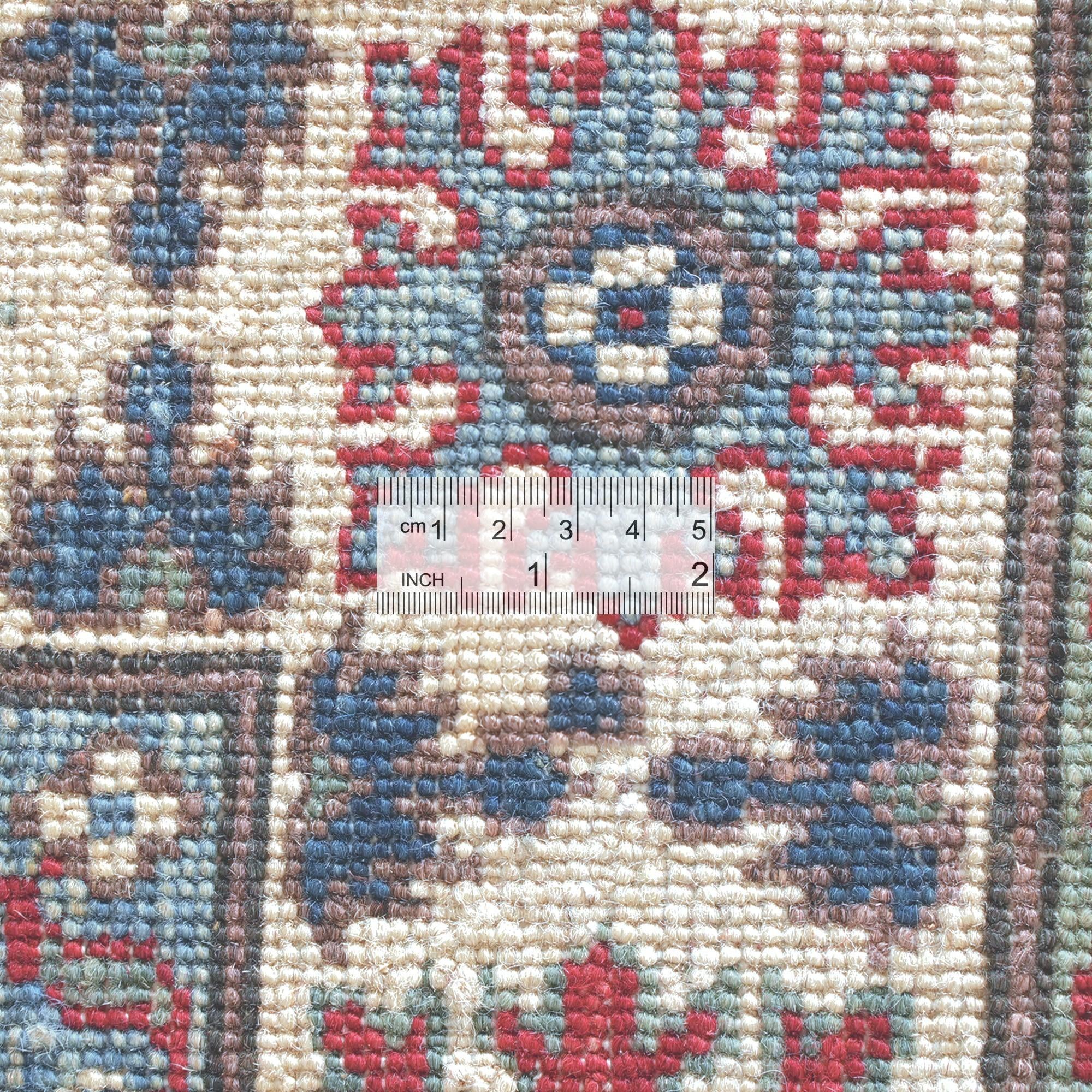 Detail image 9 of 10: 3' 10 x 6' 2 Hand Knotted Kazak Rug