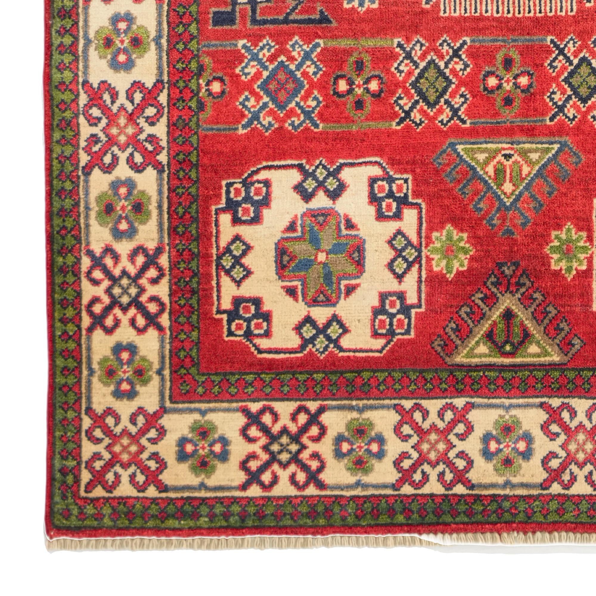 120cm x 185cm Hand Knotted Kazak Rug