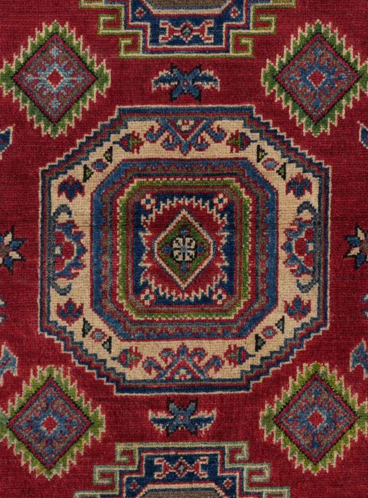 3' 1 x 4' 11 Hand Knotted Kazak Rug