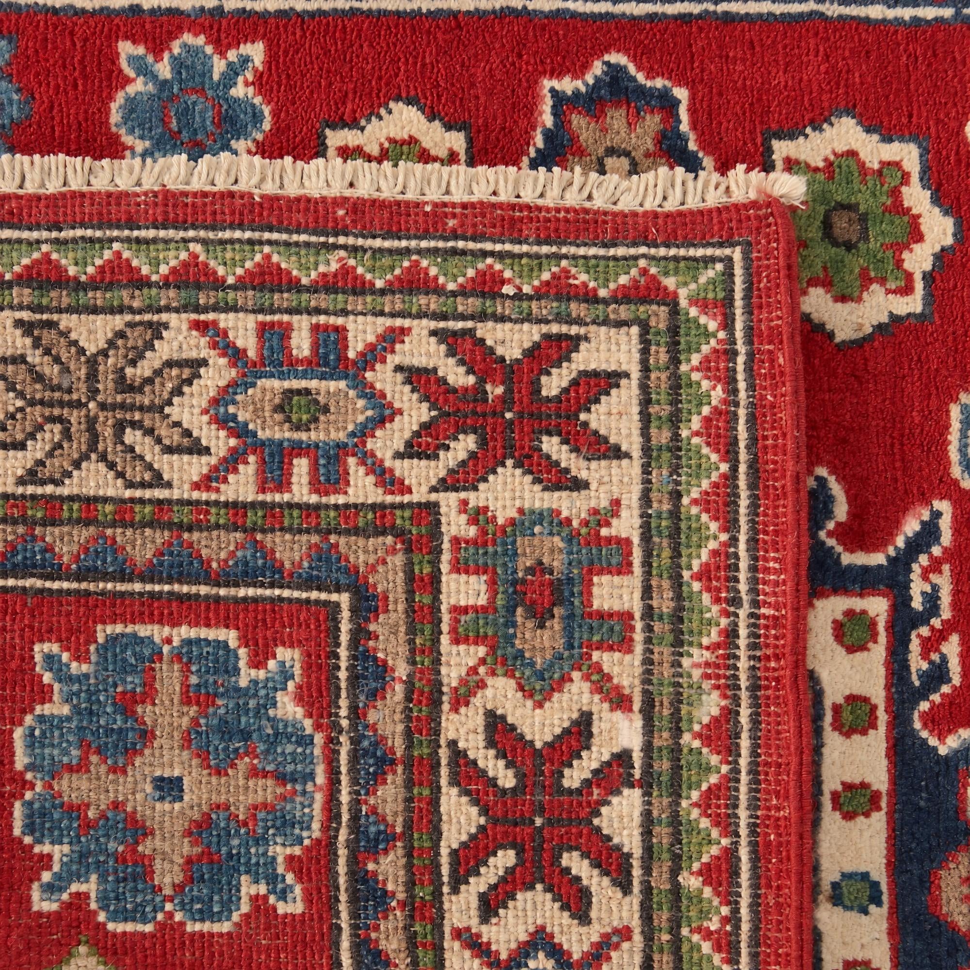 100cm x 160cm Hand Knotted Kazak Rug