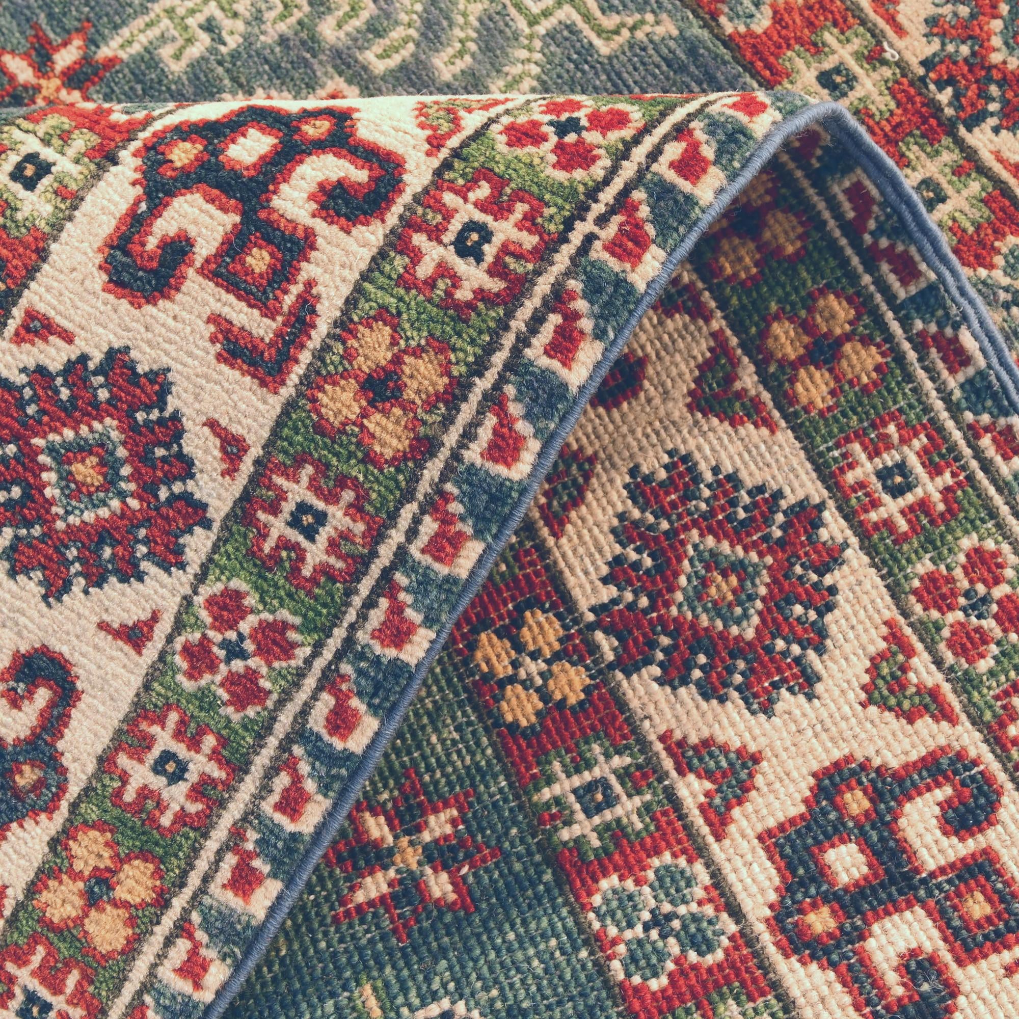 3' 5 x 5' Hand Knotted Kazak Rug