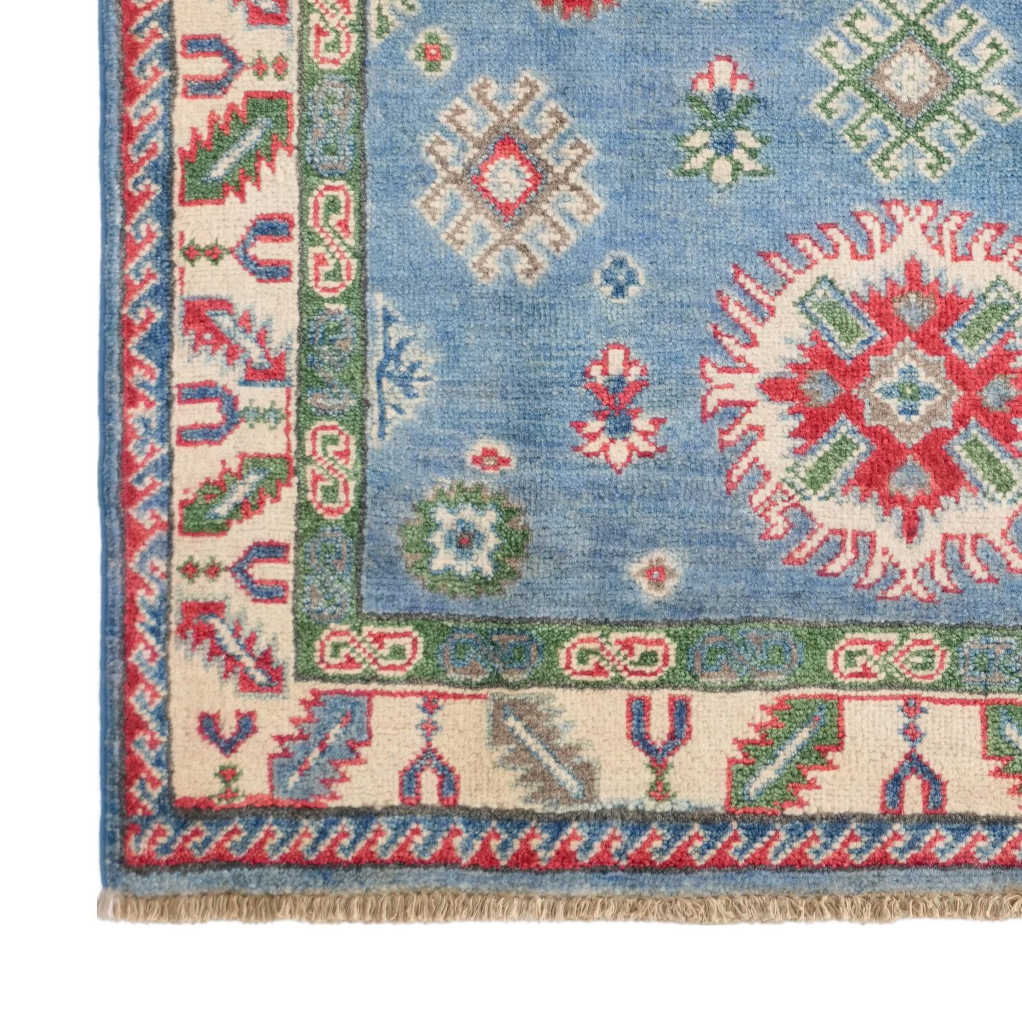 100cm x 150cm Handgeknüpft Kazak Teppich