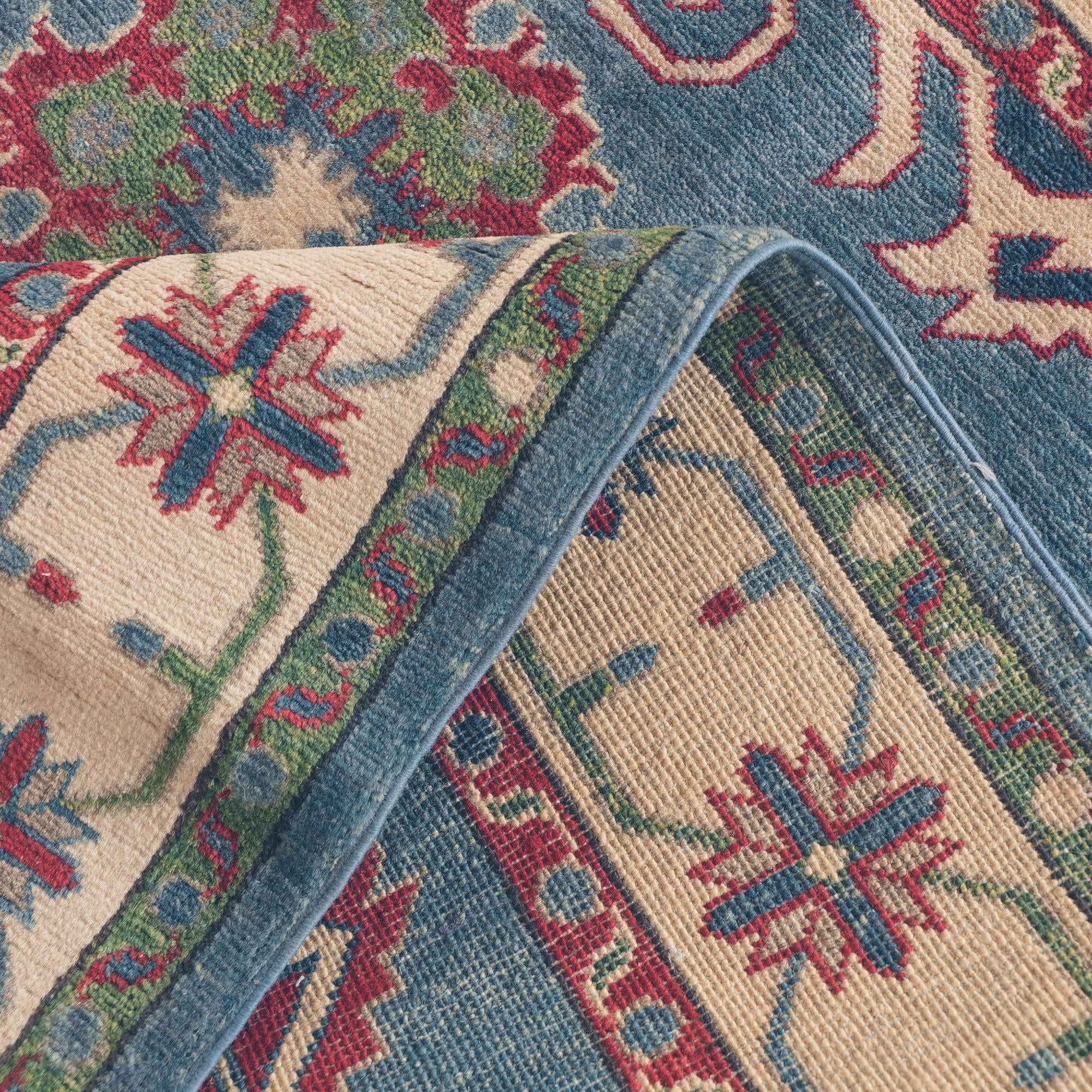 160cm x 215cm Hand Knotted Kazak Rug