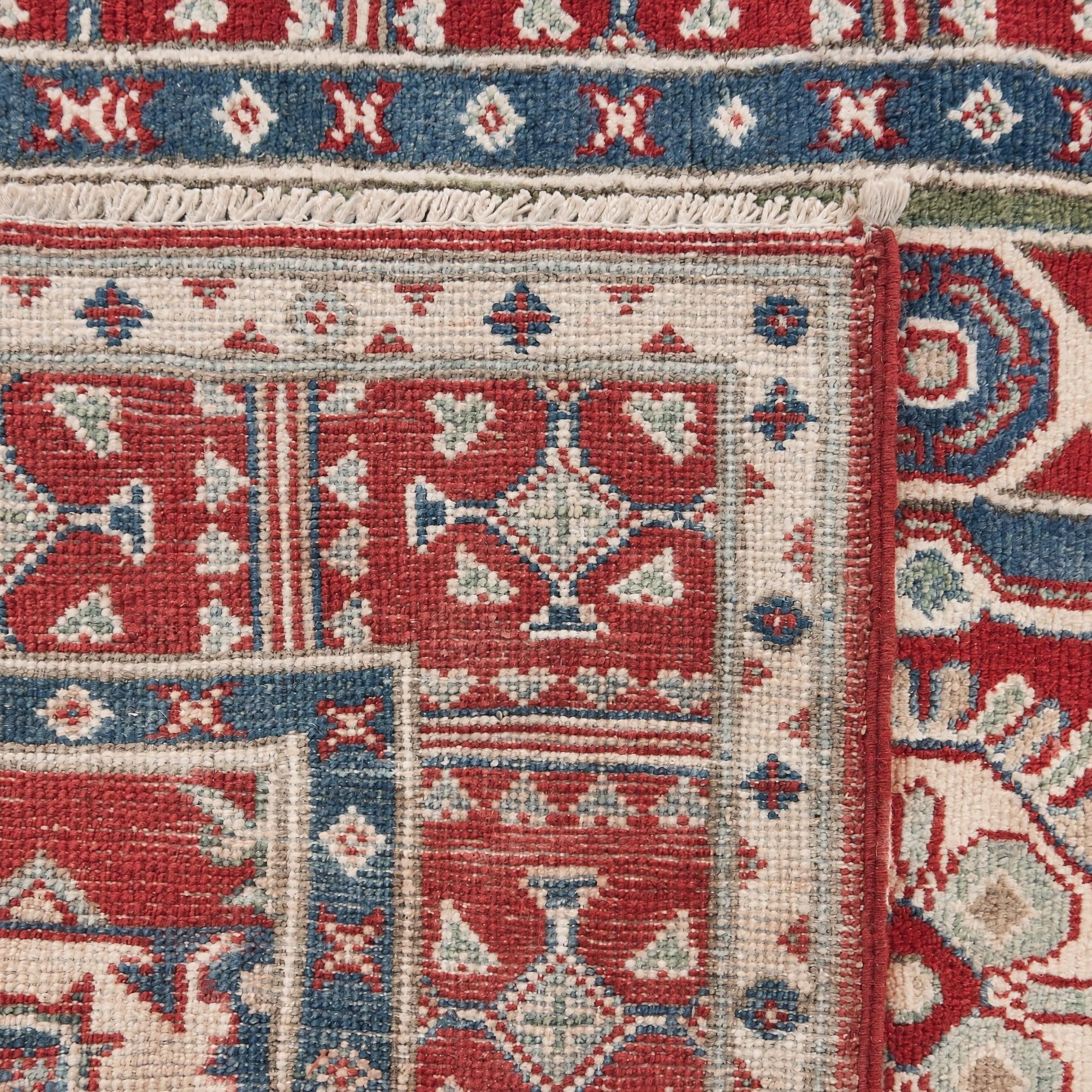 3' 3 x 5' Hand Knotted Kazak Rug