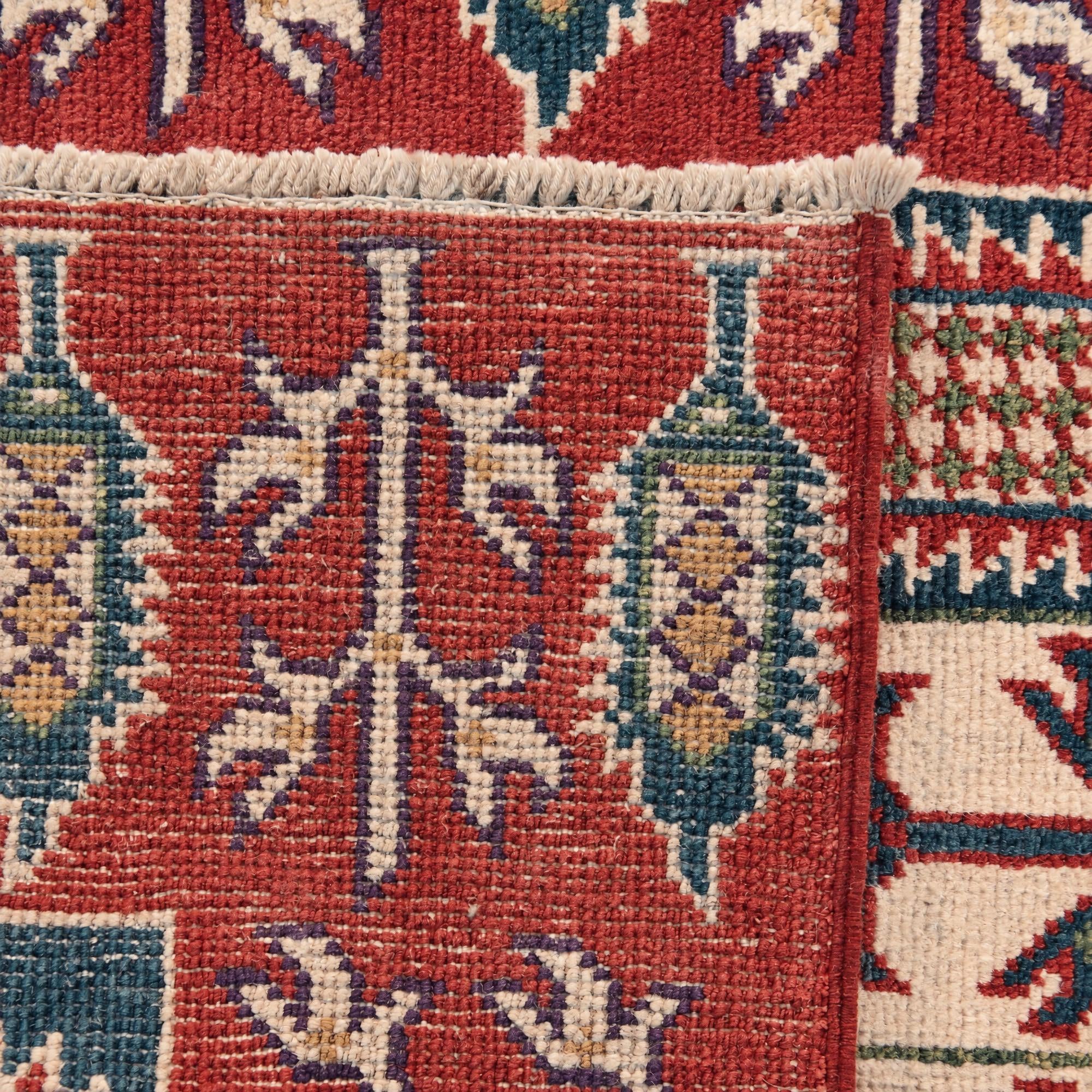80cm x 125cm Handgeknüpft Kazak Teppich