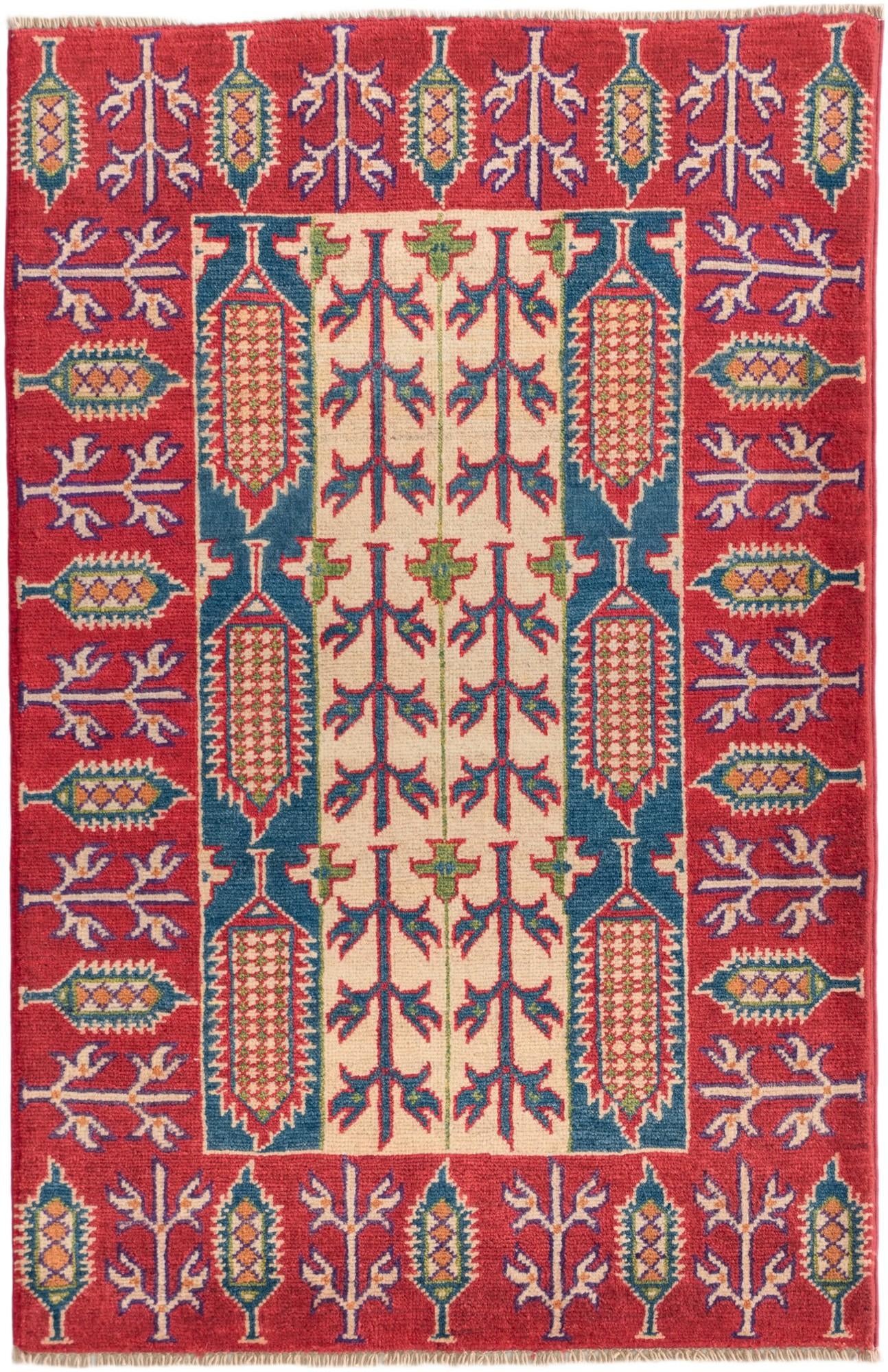 2' 8 x 4' 2 Hand Knotted Kazak Rug