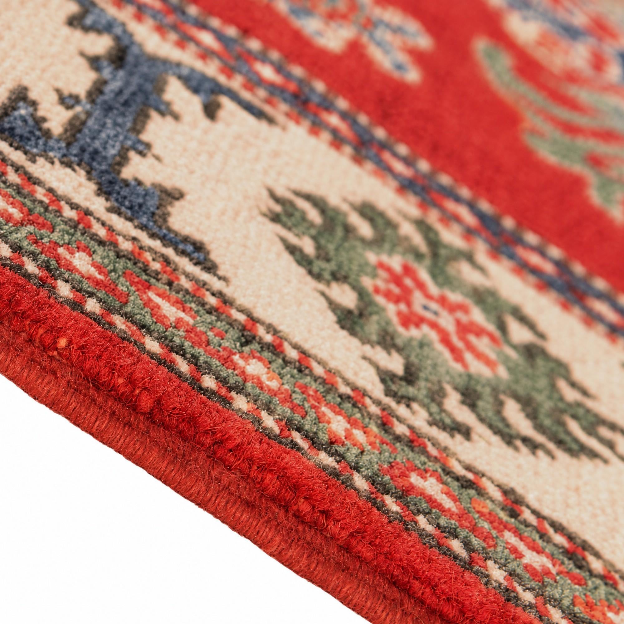 80cm x 120cm Hand Knotted Kazak Rug