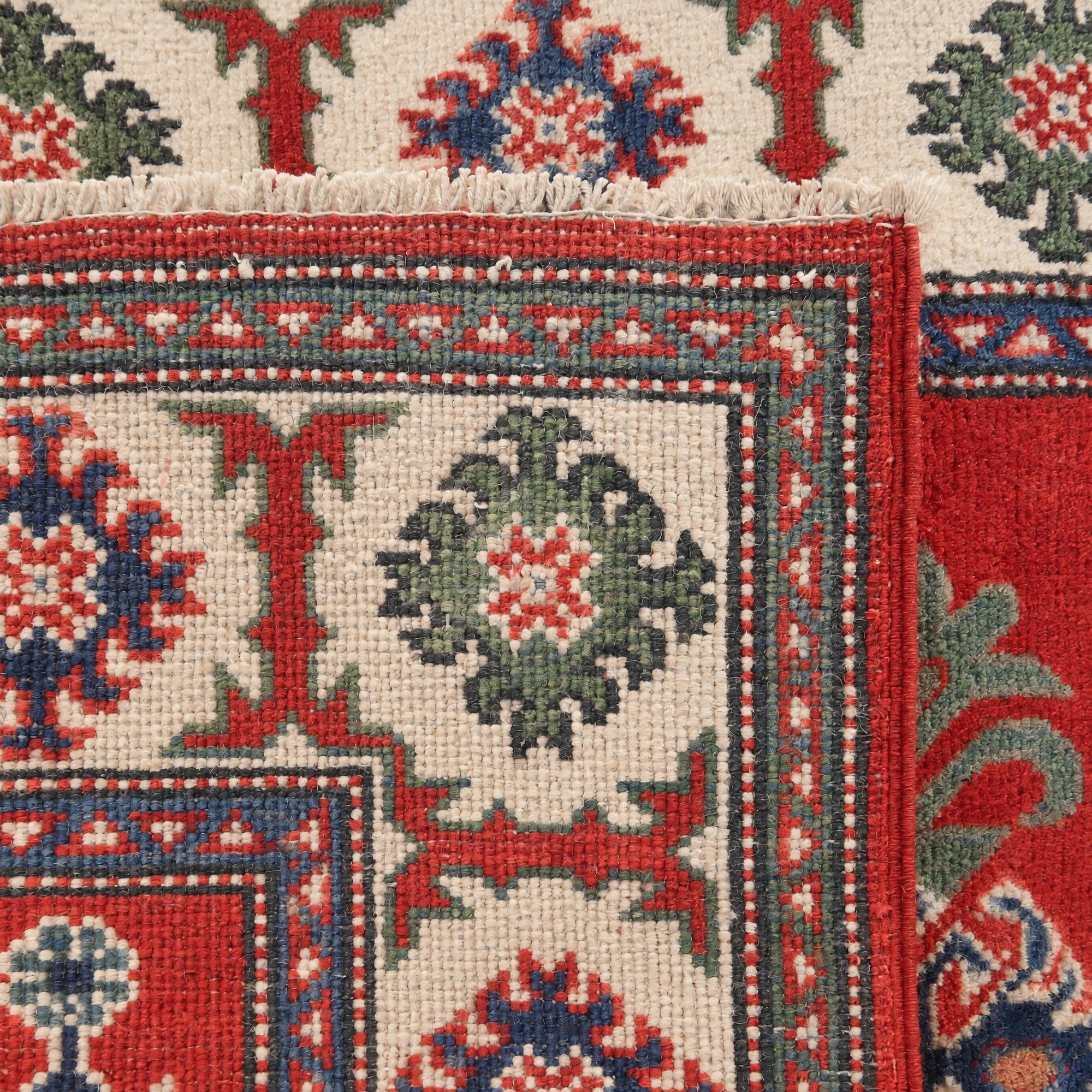 80cm x 120cm Hand Knotted Kazak Rug