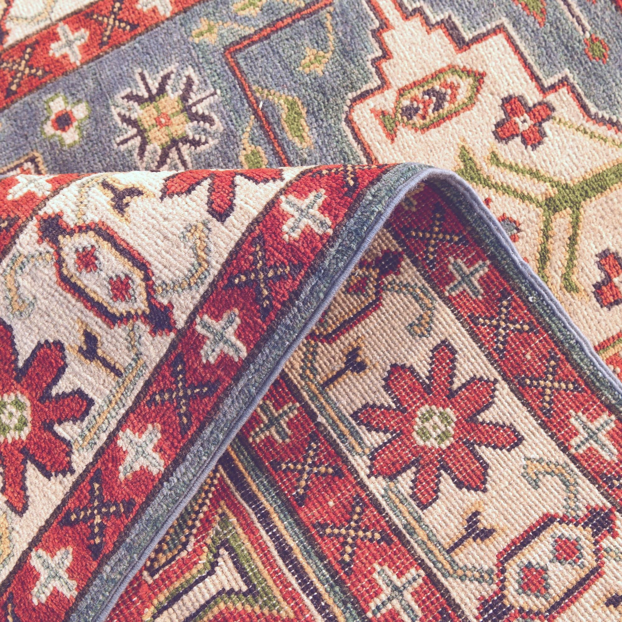 3' 4 x 5' 1 Hand Knotted Kazak Rug