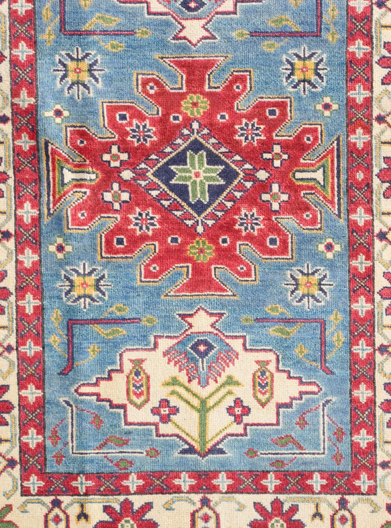 3' 4 x 5' 1 Hand Knotted Kazak Rug