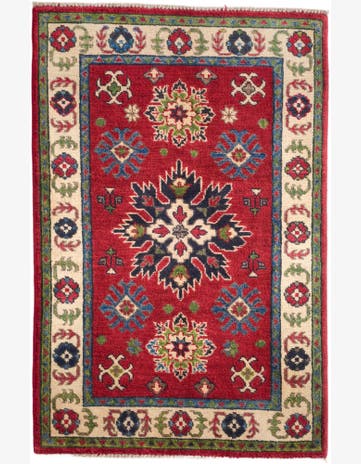 2' 8 x 4' 1 Hand Knotted Kazak Rug