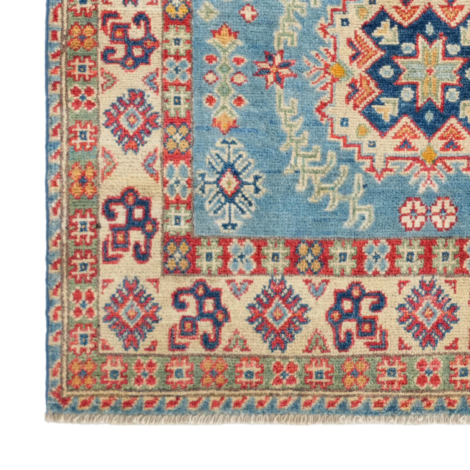 3' 4 x 5' 4 Hand Knotted Kazak Rug