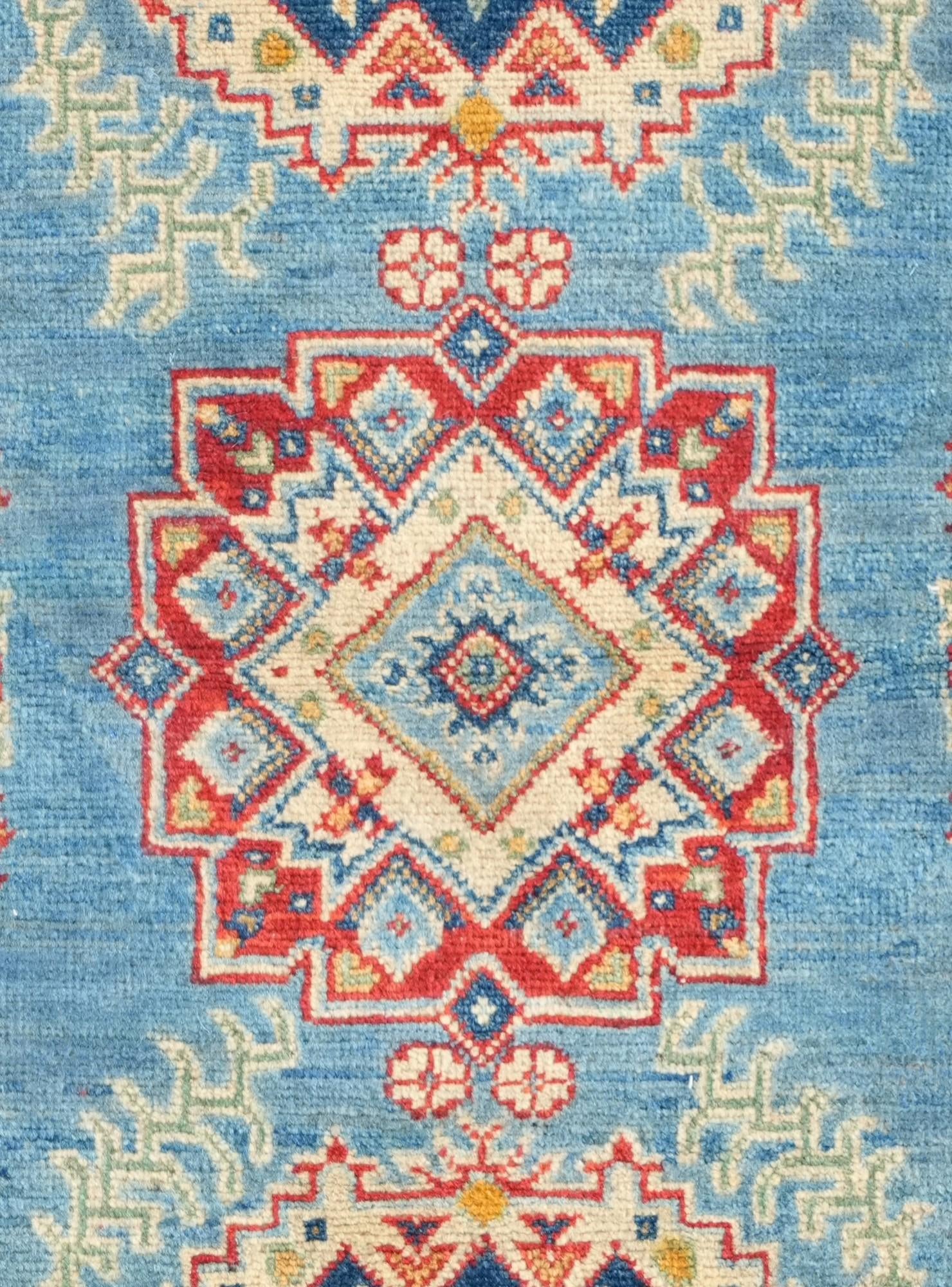 3' 4 x 5' 4 Hand Knotted Kazak Rug