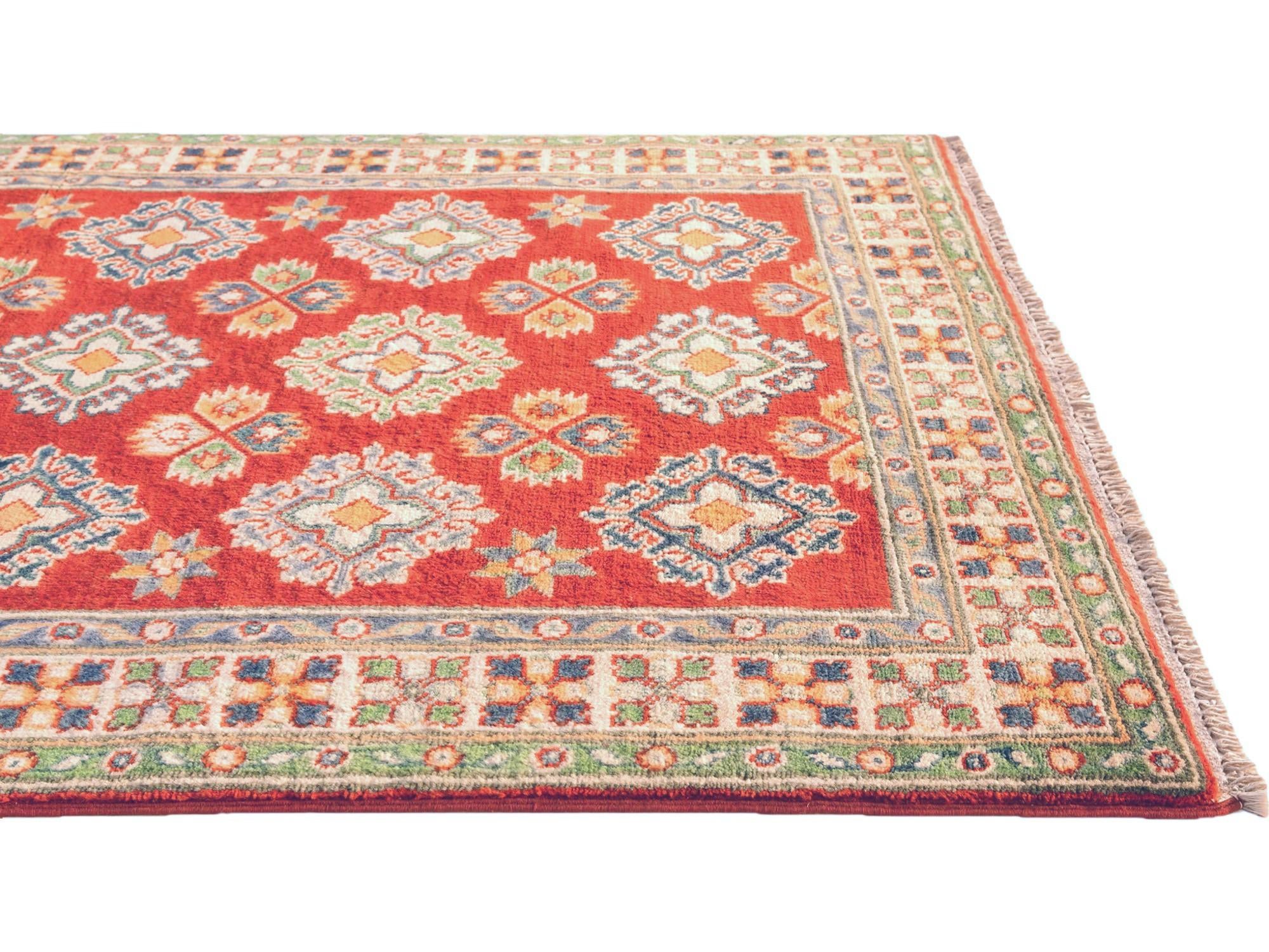 3' 2 x 5' Hand Knotted Kazak Rug