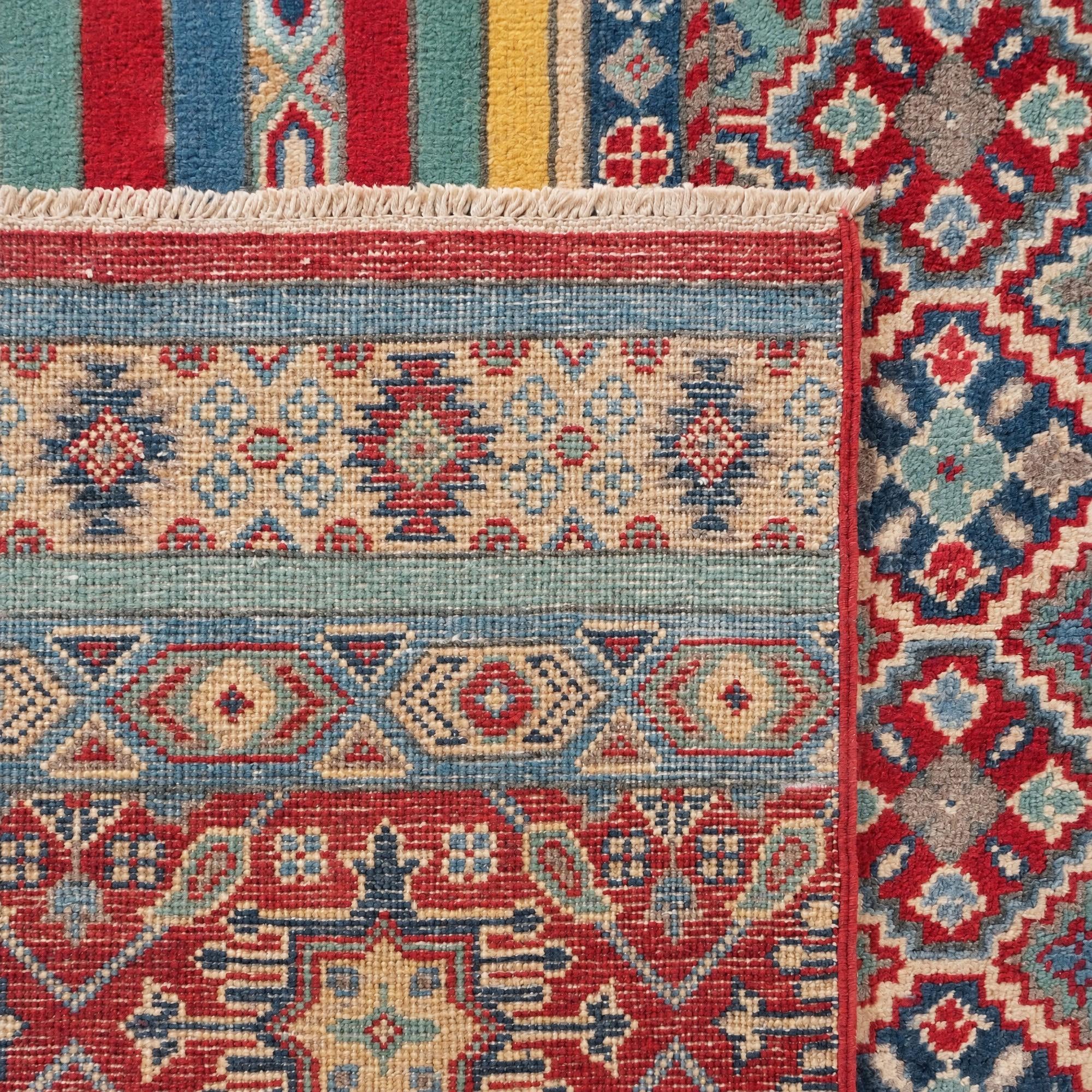 4' 10 x 6' 11 Hand Knotted Kazak Rug