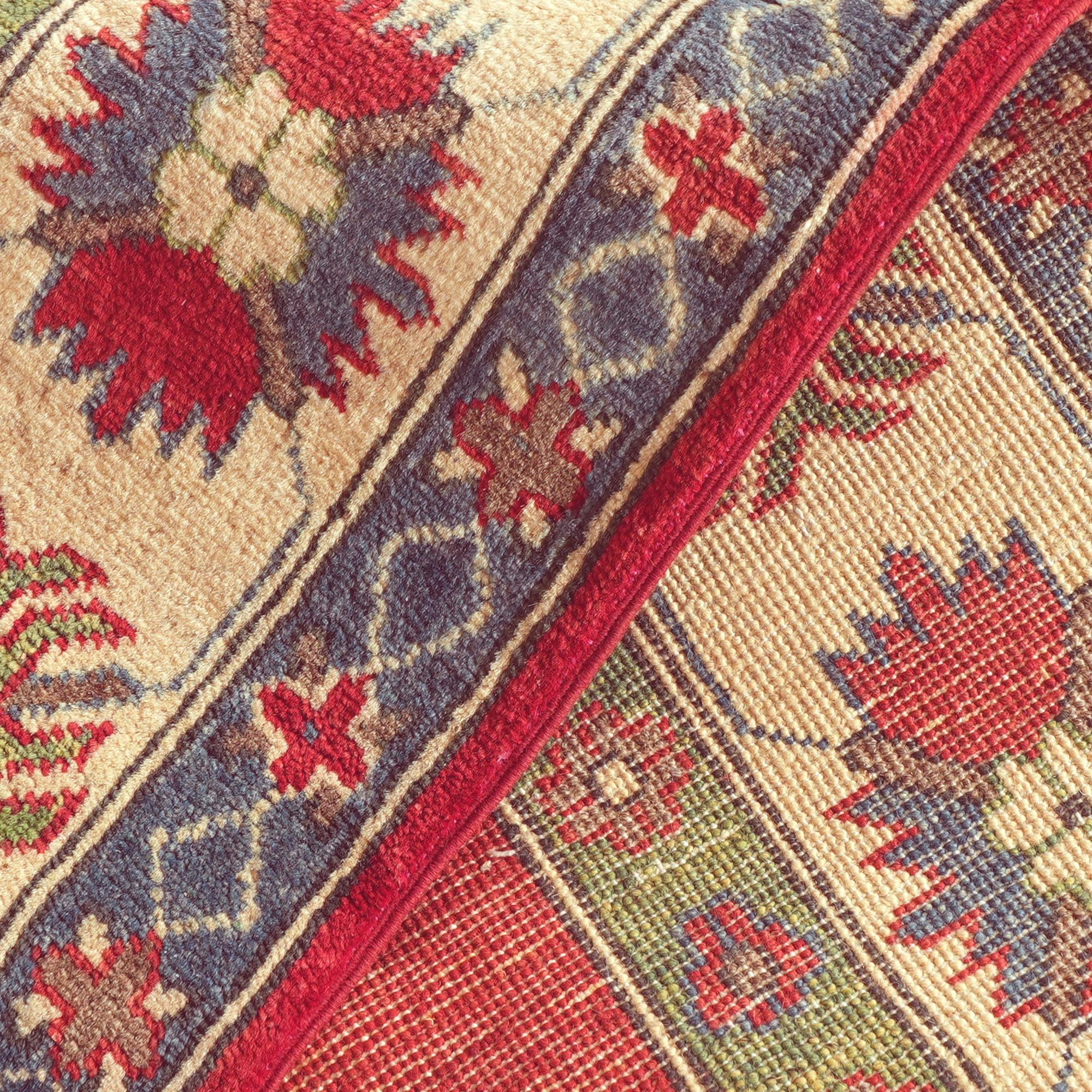 5' x 6' 6 Hand Knotted Kazak Rug