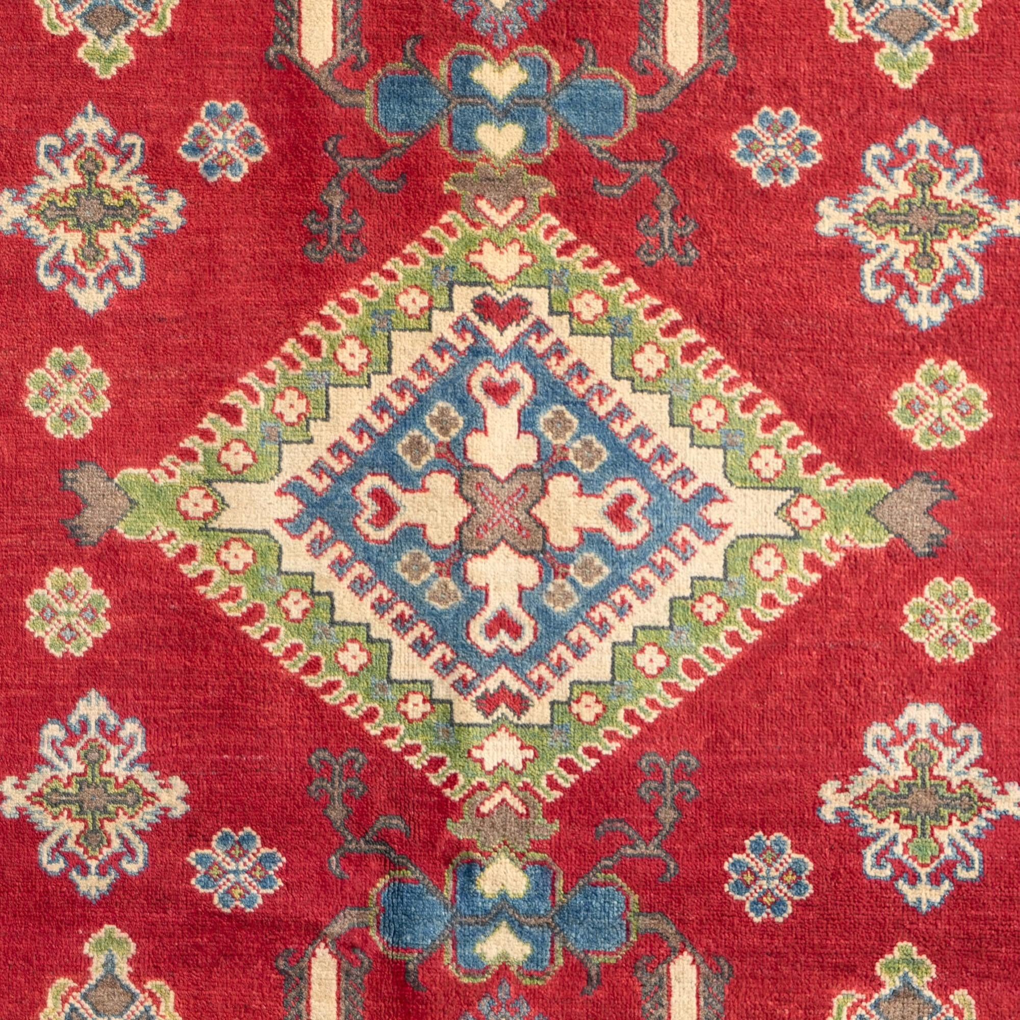 5' x 6' 6 Hand Knotted Kazak Rug