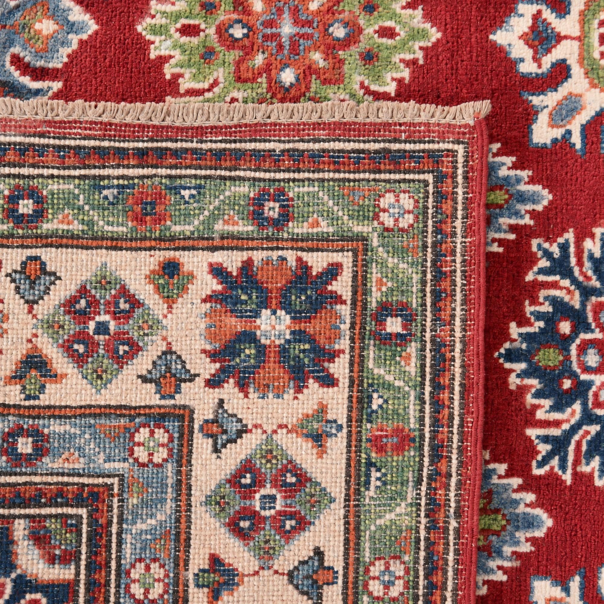 5' x 6' 10 Hand Knotted Kazak Rug