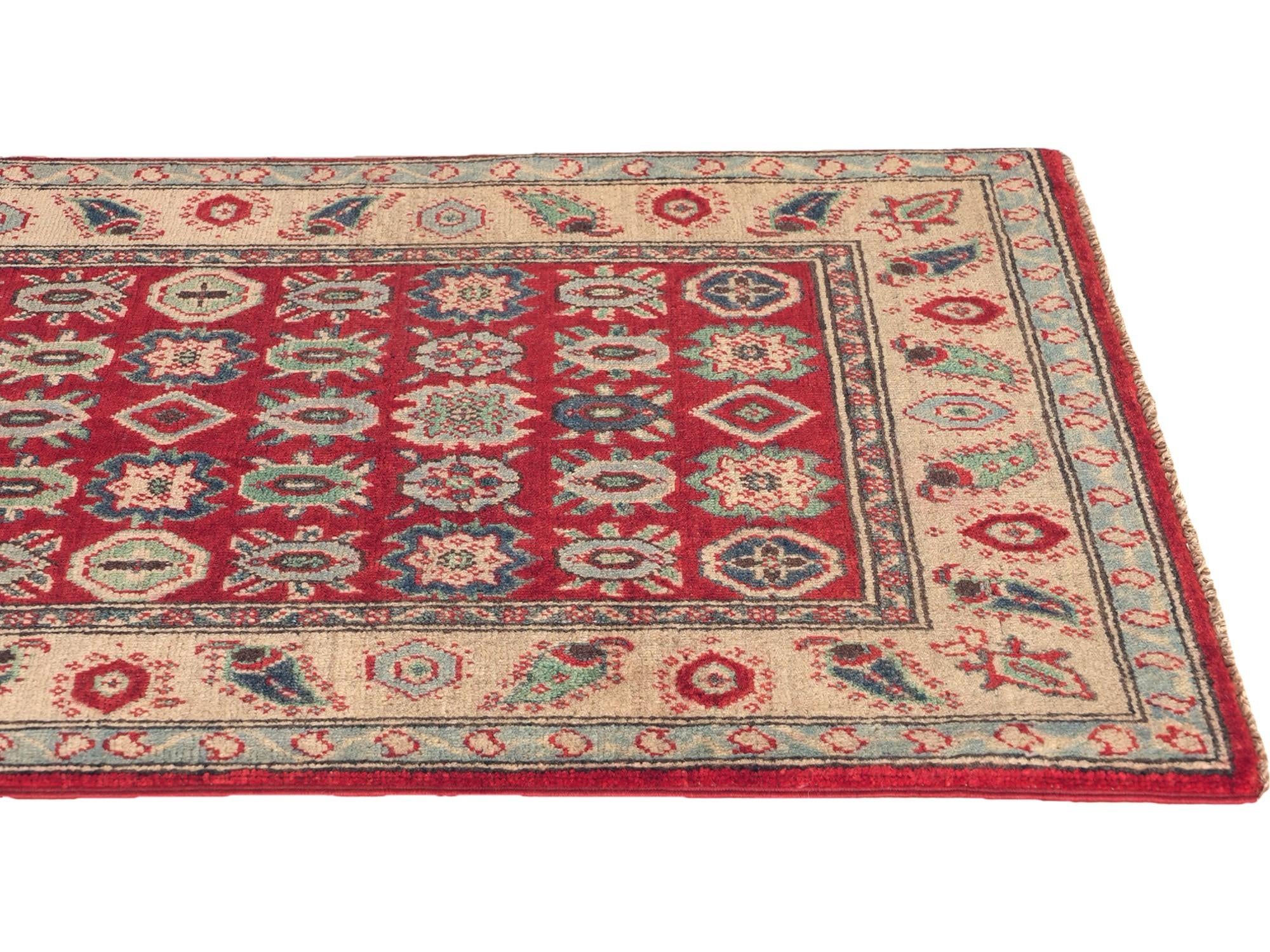 85cm x 125cm Hand Knotted Kazak Rug