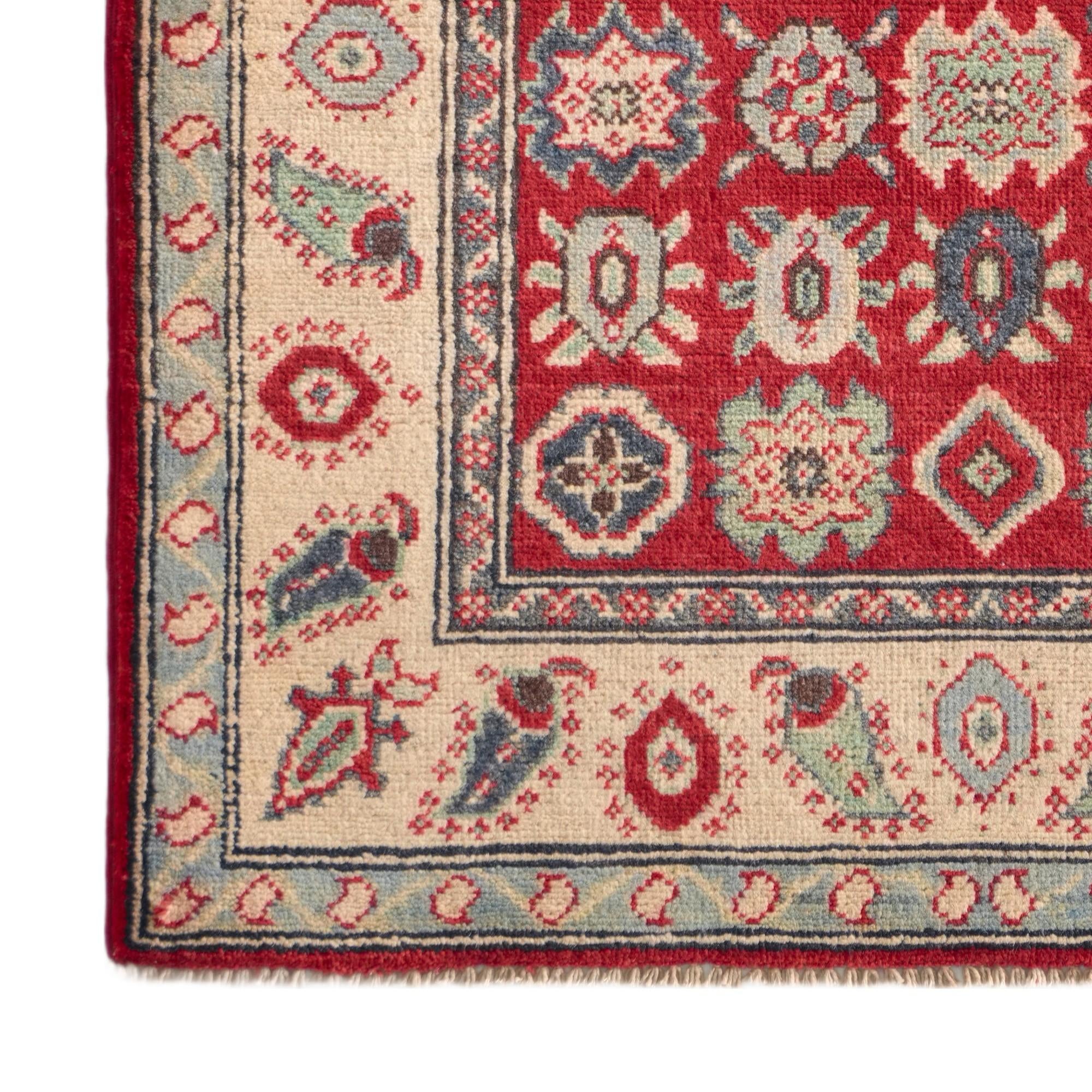 85cm x 125cm Hand Knotted Kazak Rug