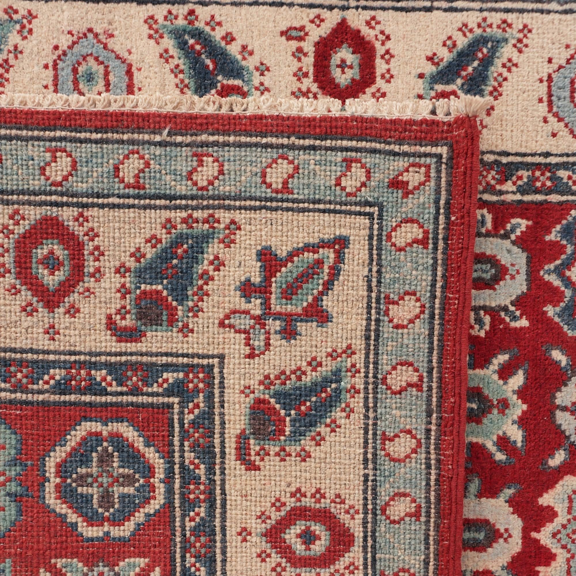 85cm x 125cm Hand Knotted Kazak Rug