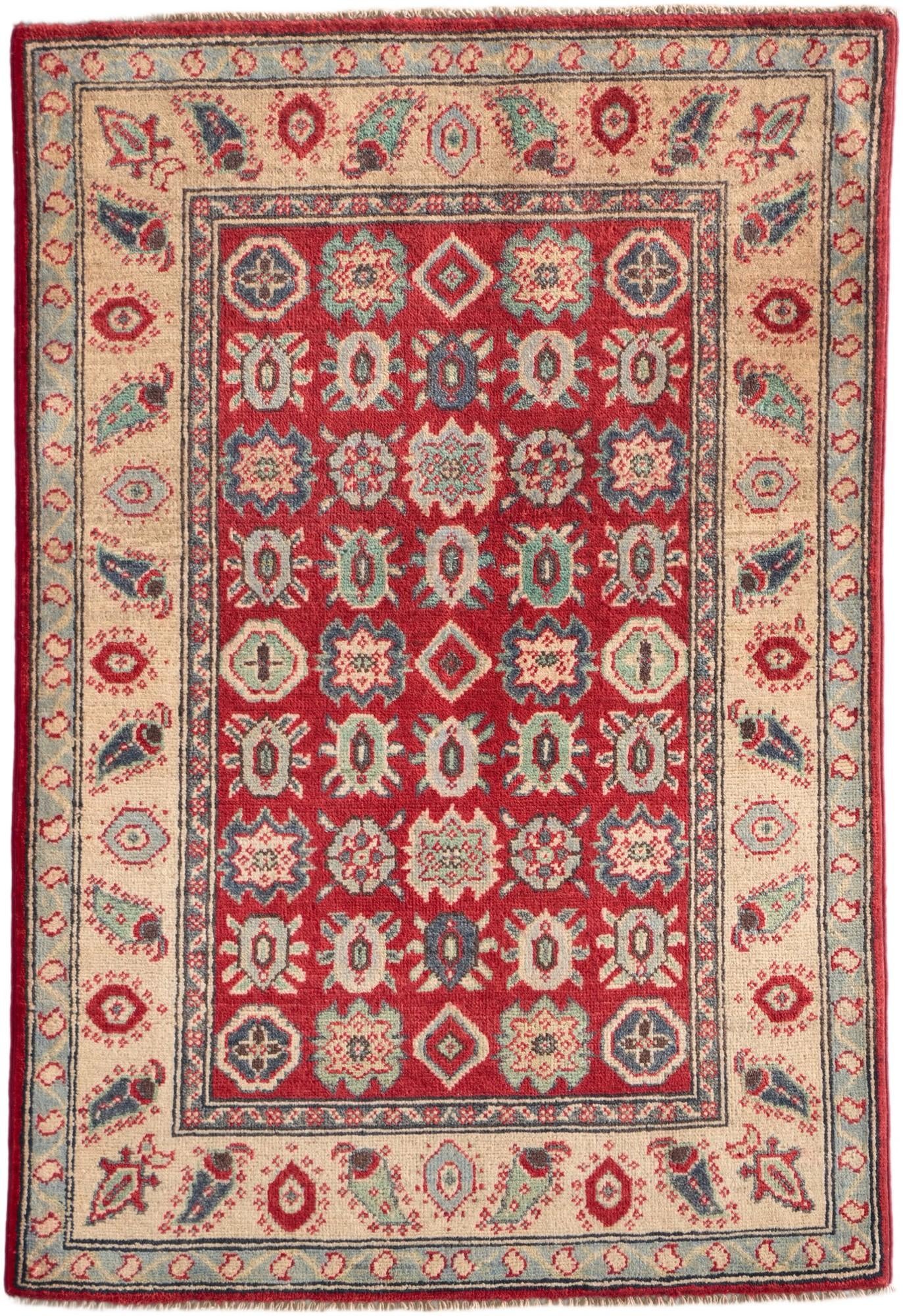 85cm x 125cm Hand Knotted Kazak Rug