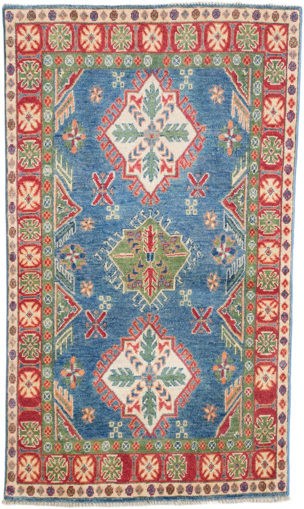 2' 10 x 4' 9 Hand Knotted Kazak Rug