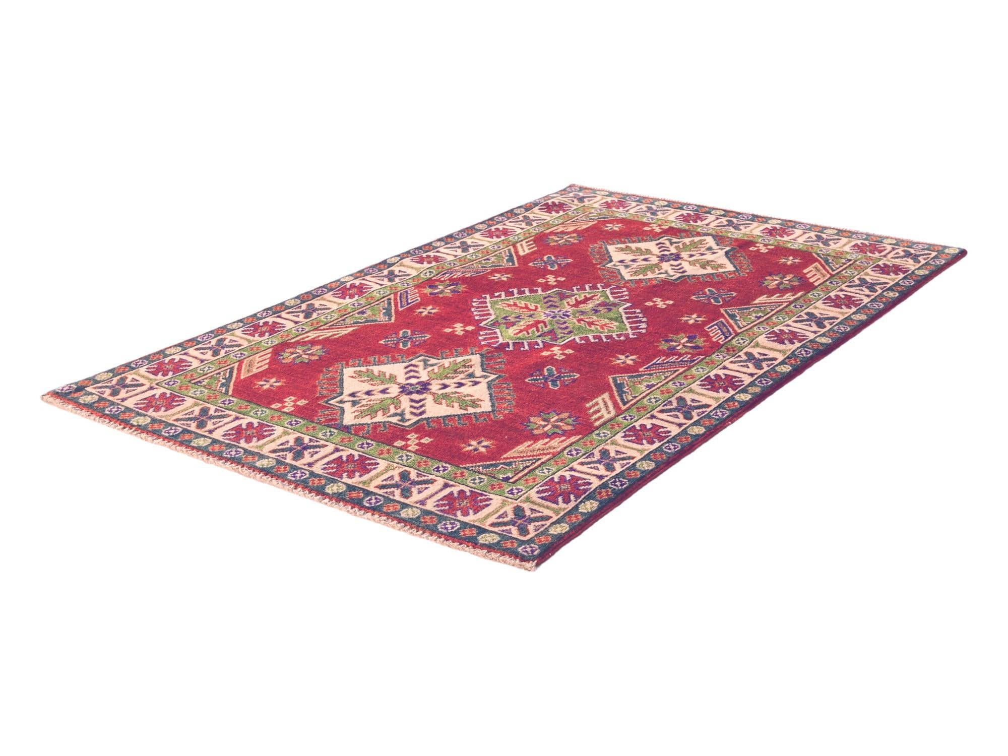 3' 4 x 5' 1 Hand Knotted Kazak Rug