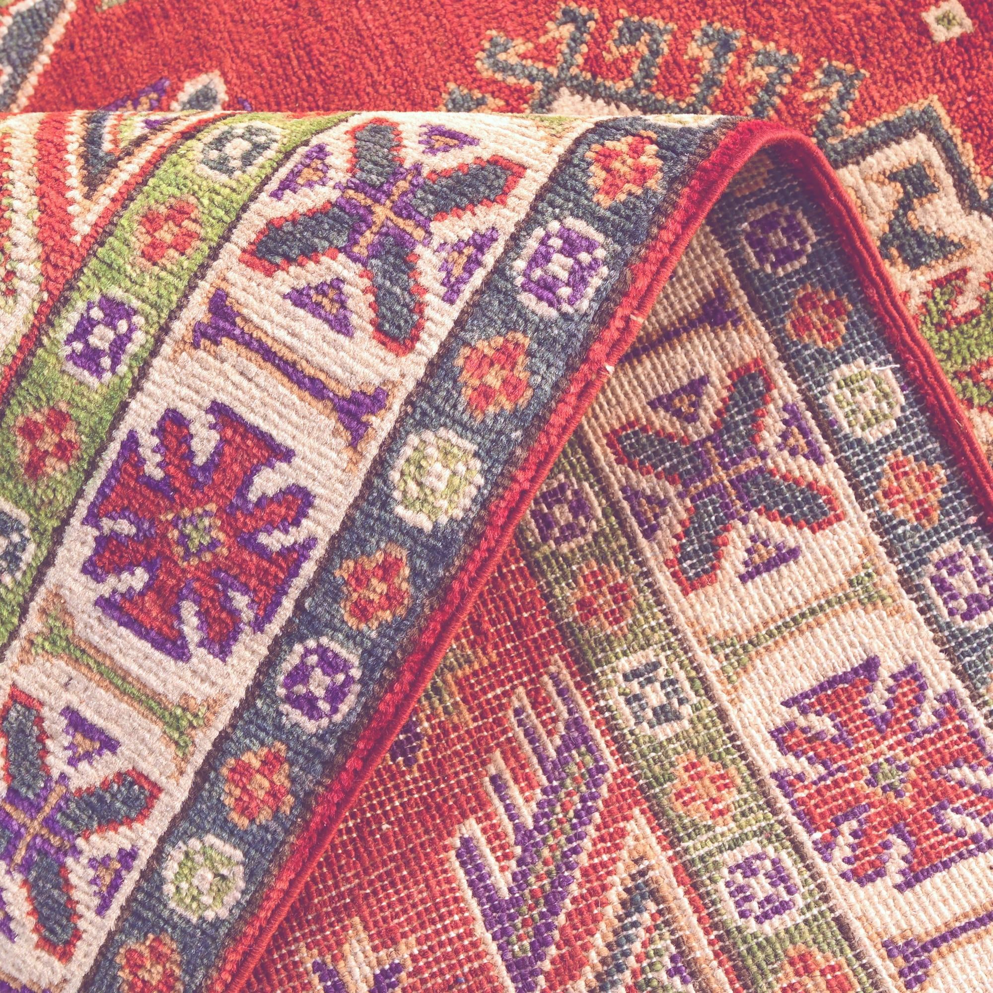 3' 4 x 5' 1 Hand Knotted Kazak Rug