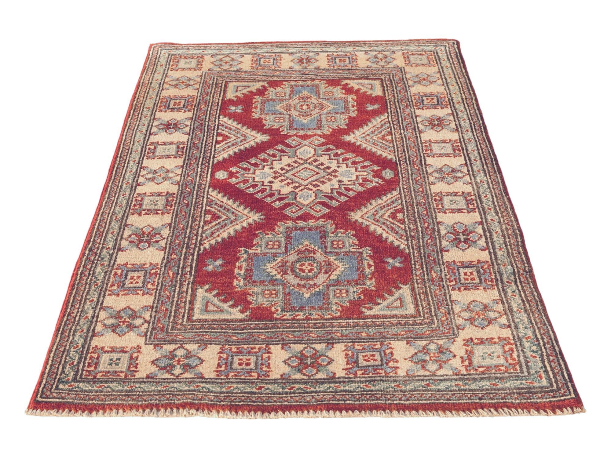 80cm x 125cm Hand Knotted Kazak Rug
